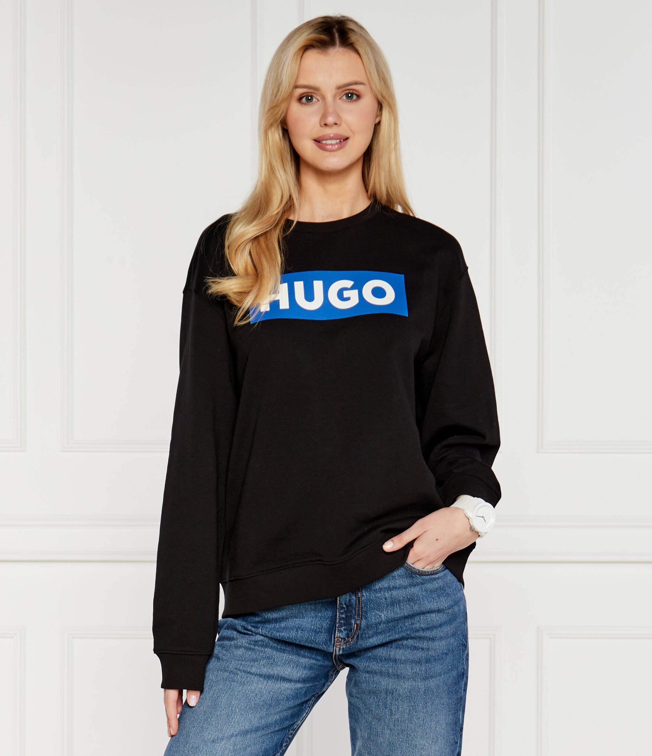 HUGO Blue Hanorac Crew | regular fit
