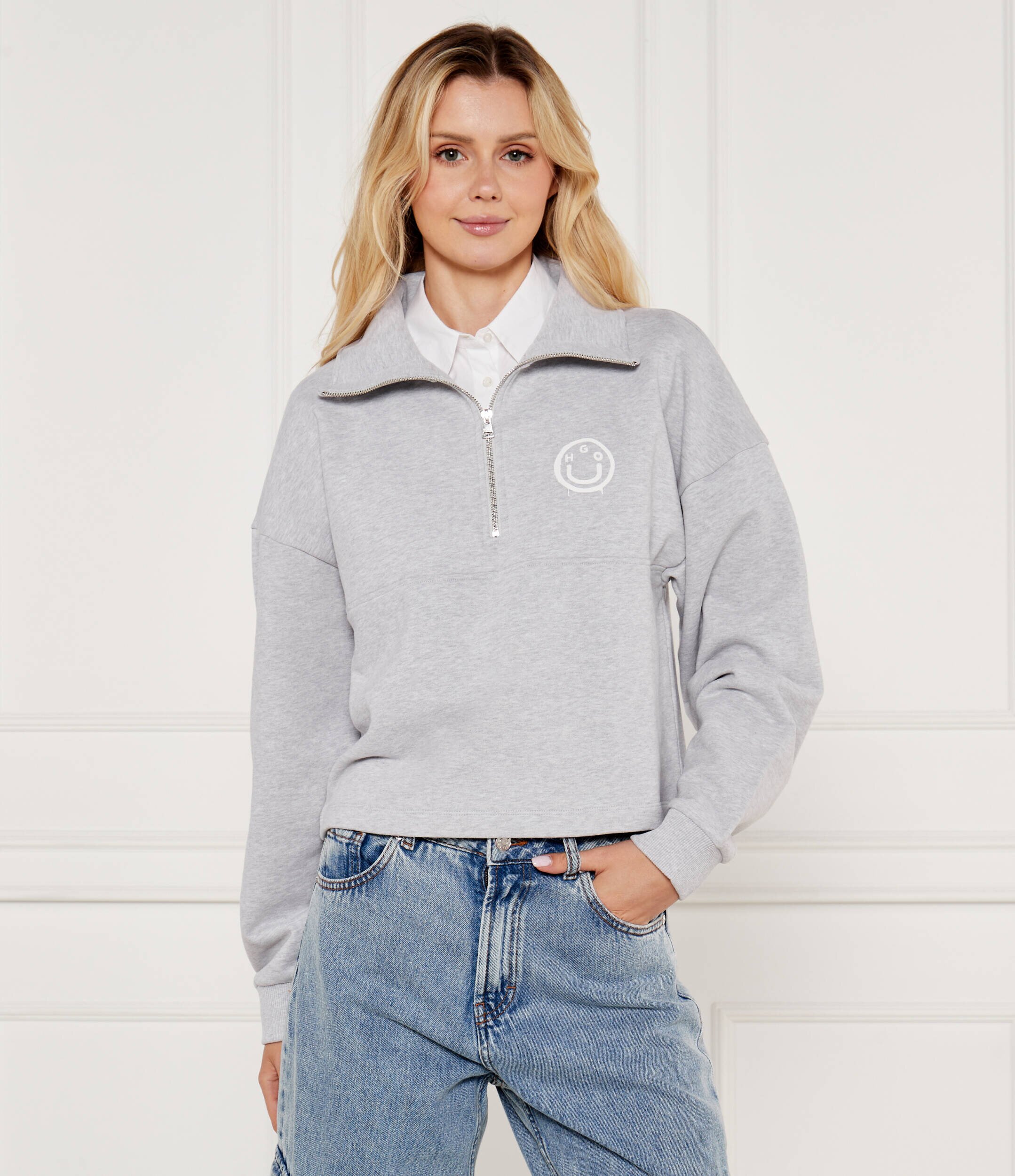 HUGO Blue Hanorac DAHANNA | Oversize fit