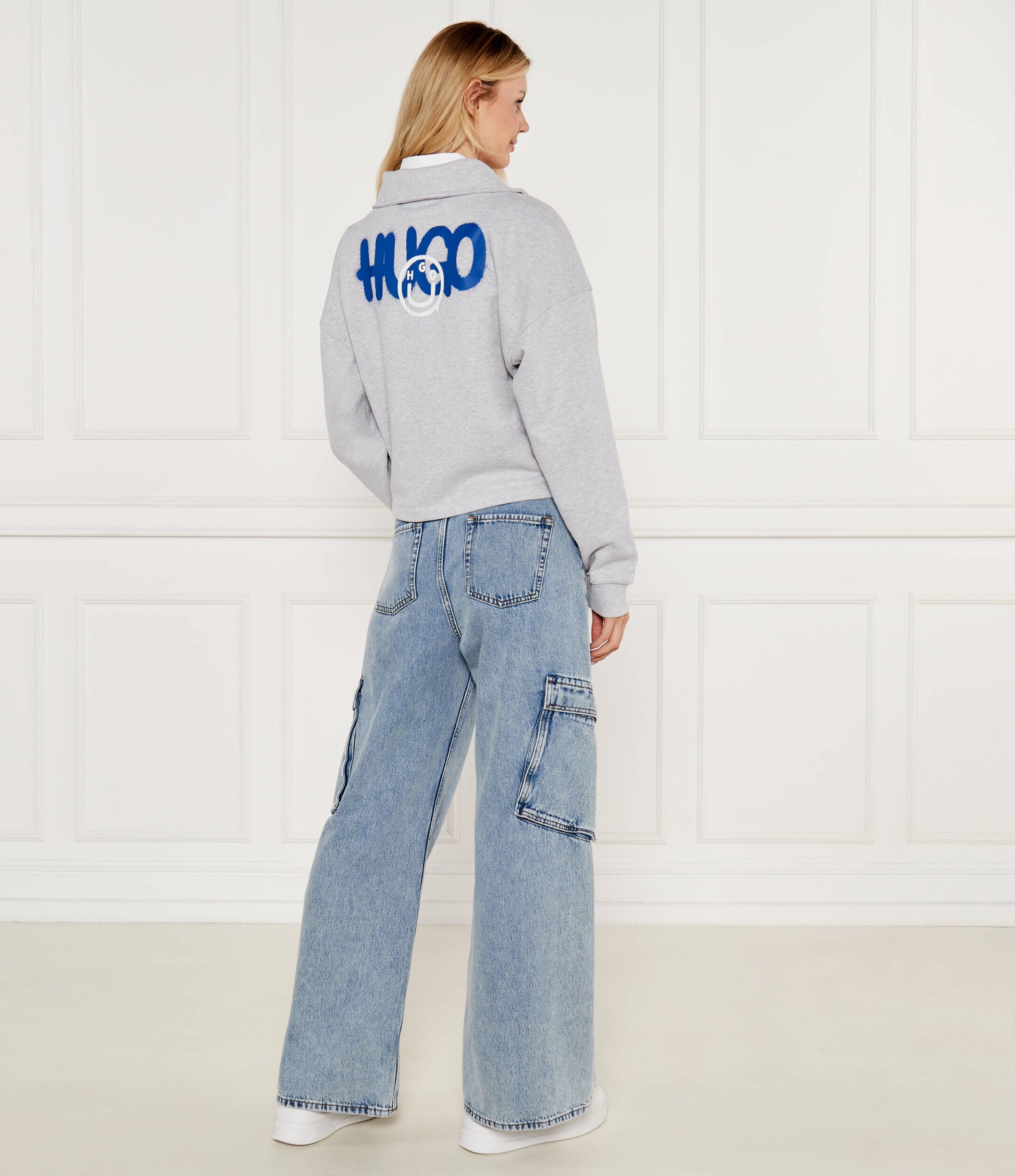 HUGO Blue Hanorac DAHANNA | Oversize fit