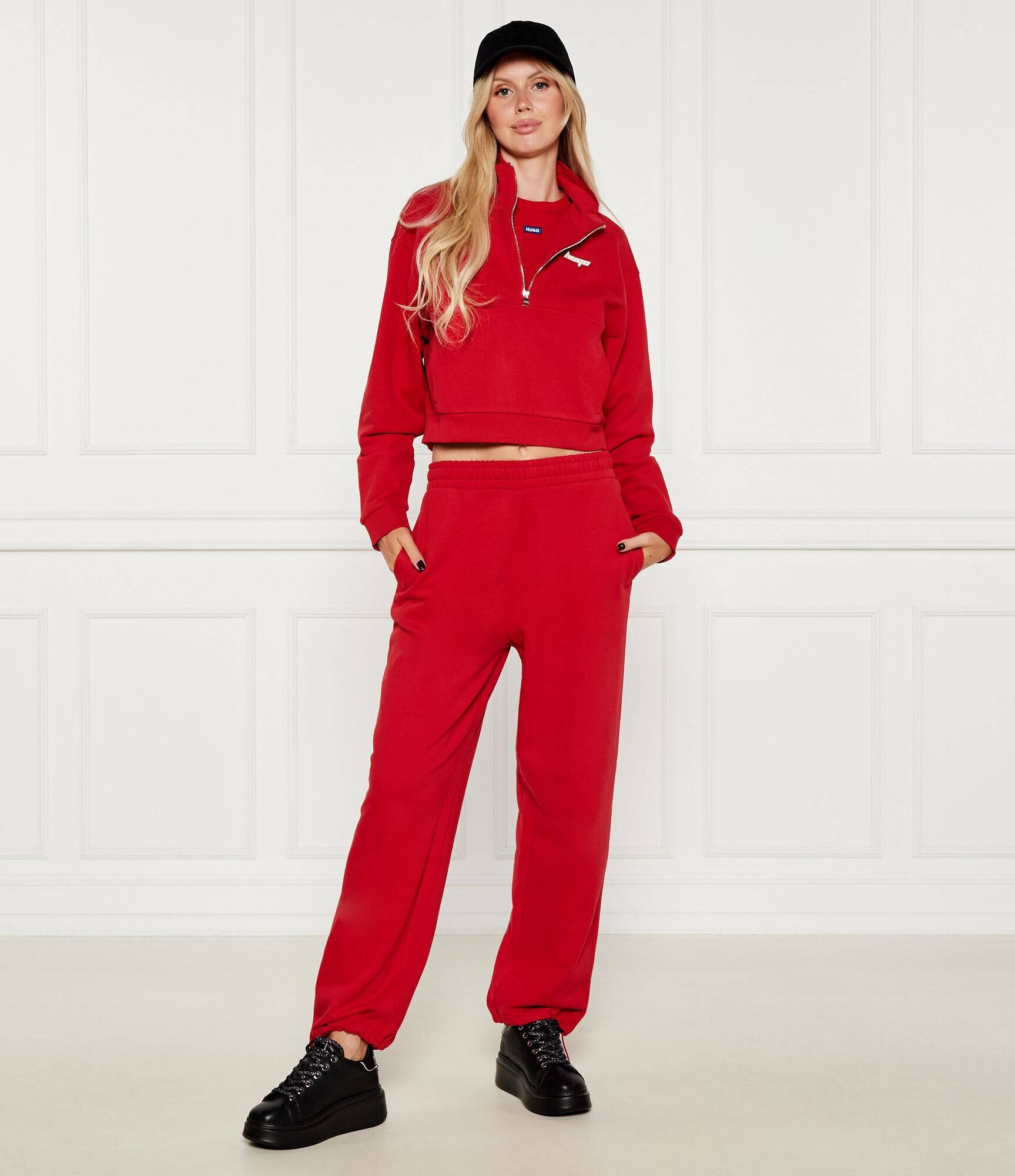 HUGO Blue Hanorac Dorata_B | Cropped Fit