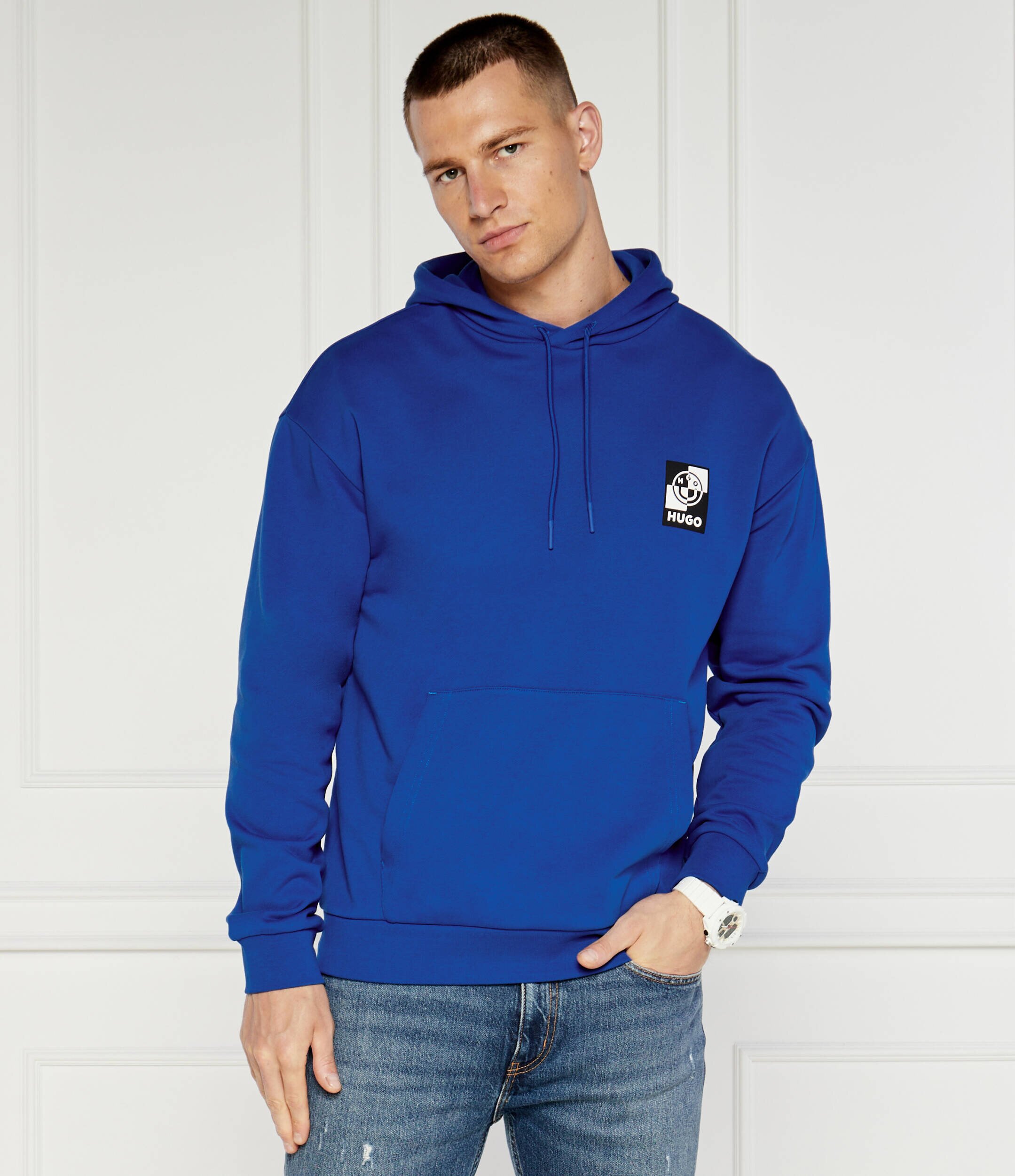 HUGO Blue Hanorac Nabricoso | Regular Fit