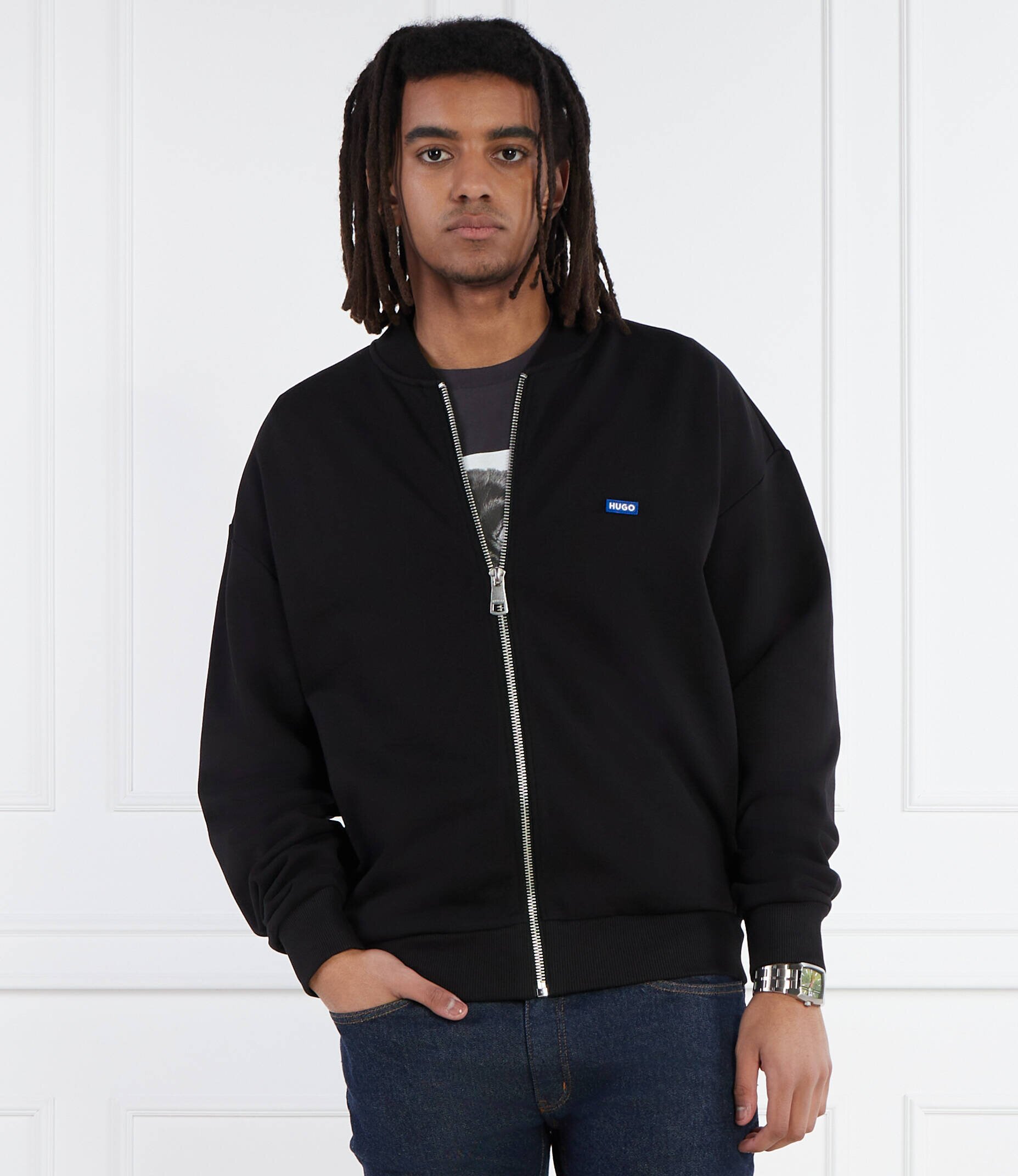 HUGO Blue Hanorac Narane | Loose fit