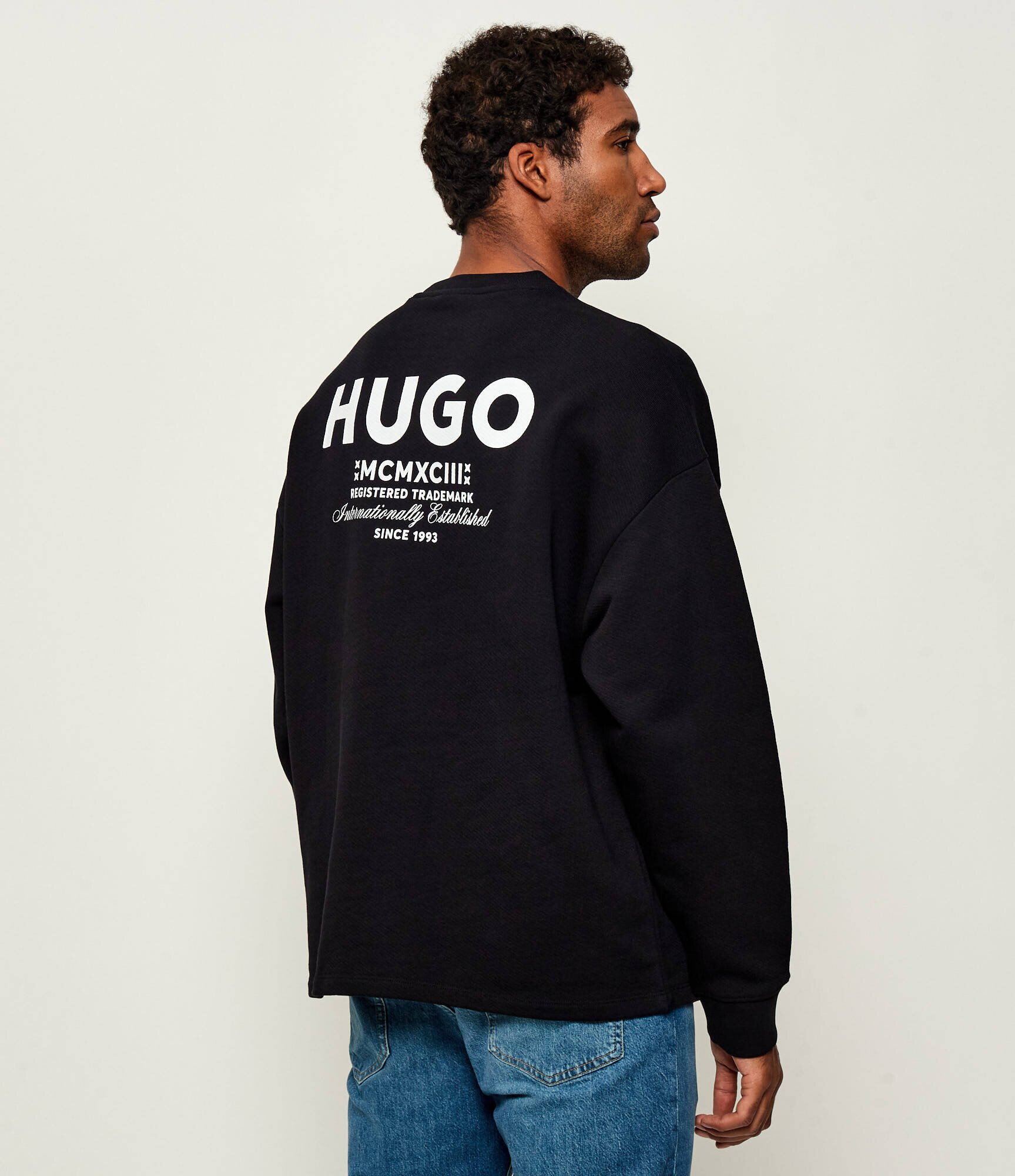 HUGO Blue Hanorac Naviu | Loose fit
