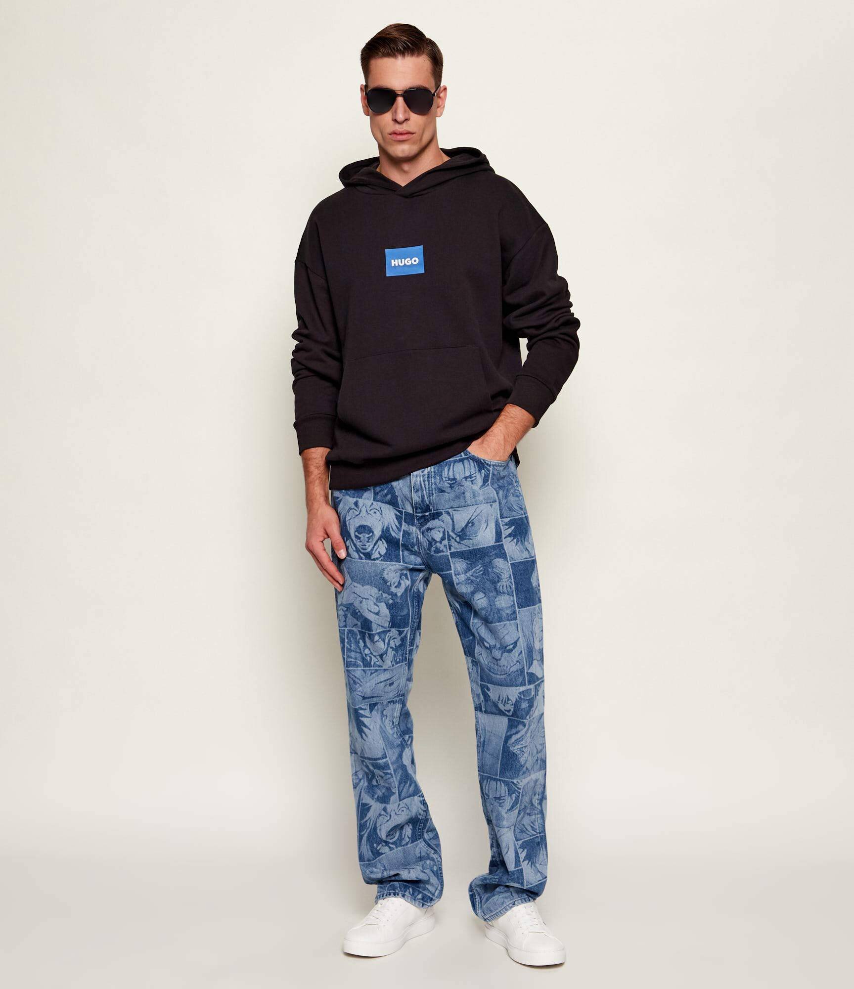 HUGO Blue Hanorac Nayohood | Relaxed fit