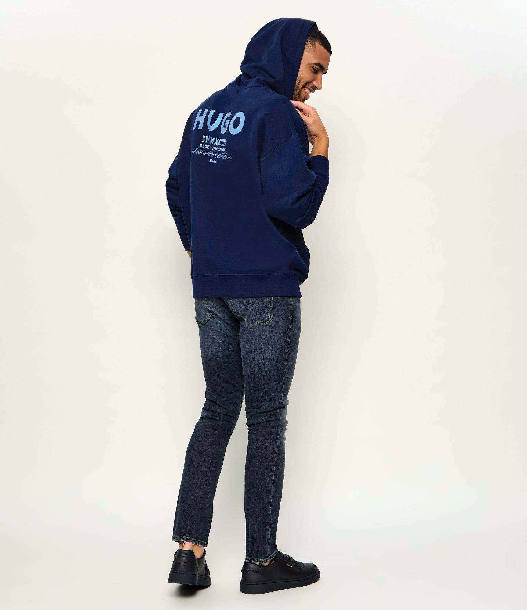HUGO Blue Hanorac Nazardo | Loose fit