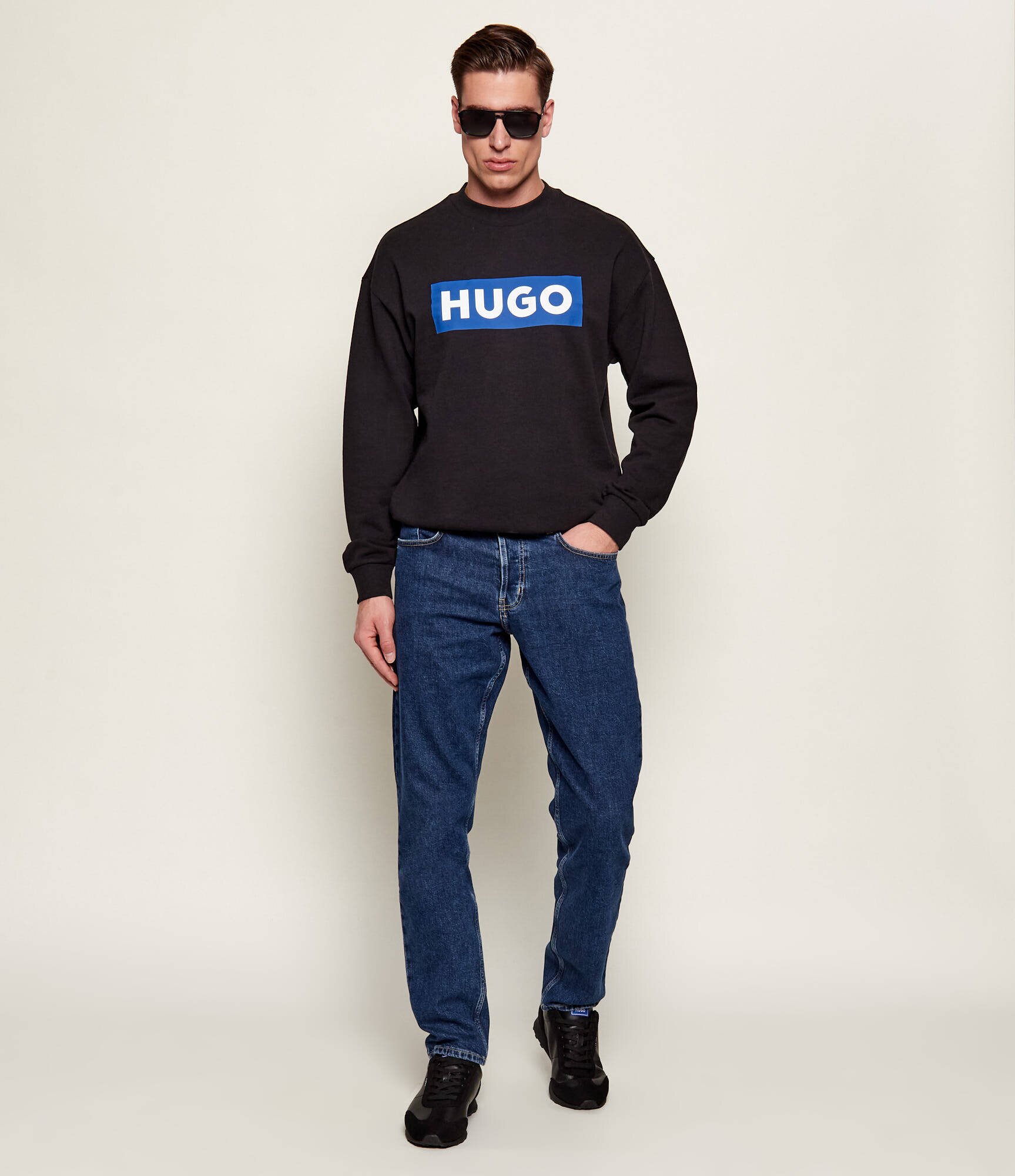 HUGO Blue Hanorac Niero | Loose fit