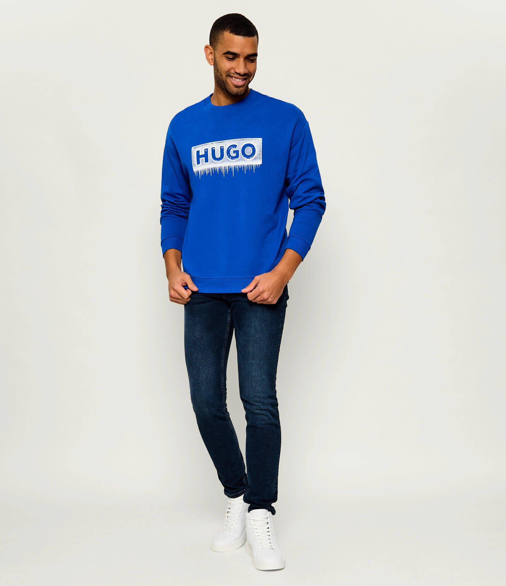 HUGO Blue Hanorac Norocrew | regular fit