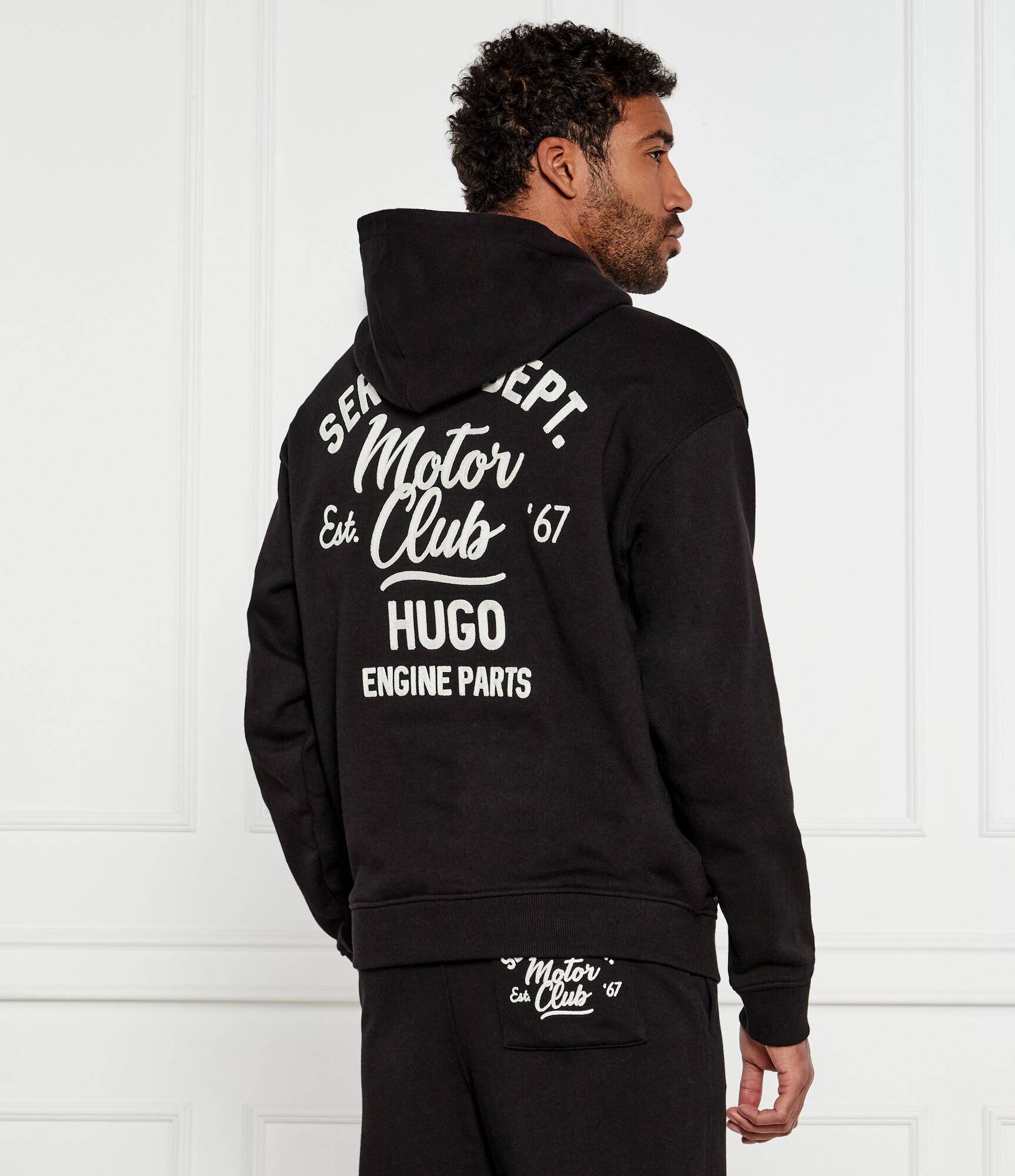HUGO Blue Hanorac Nualo | Loose fit