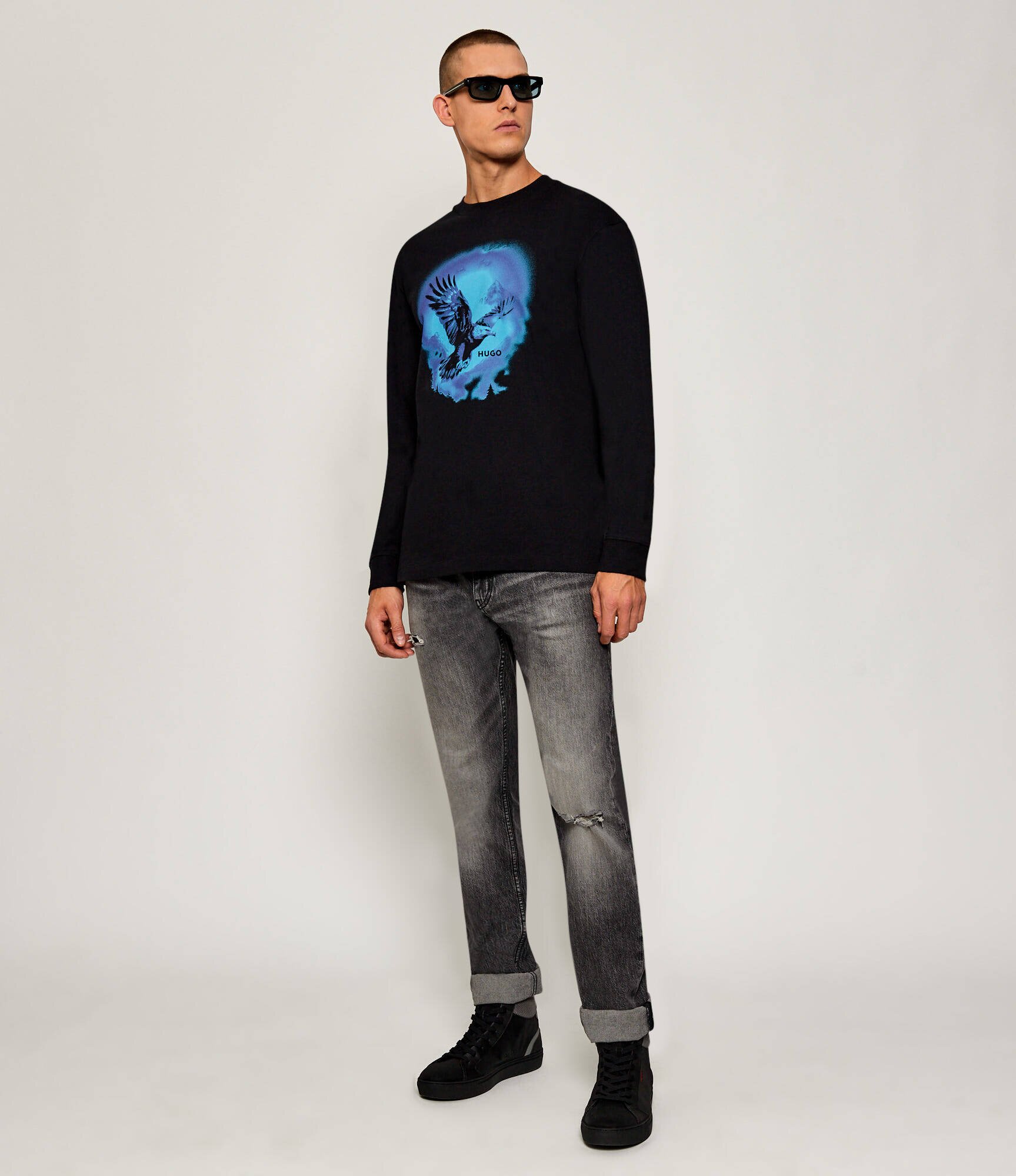 HUGO Blue Longsleeve Nagtox | regular fit