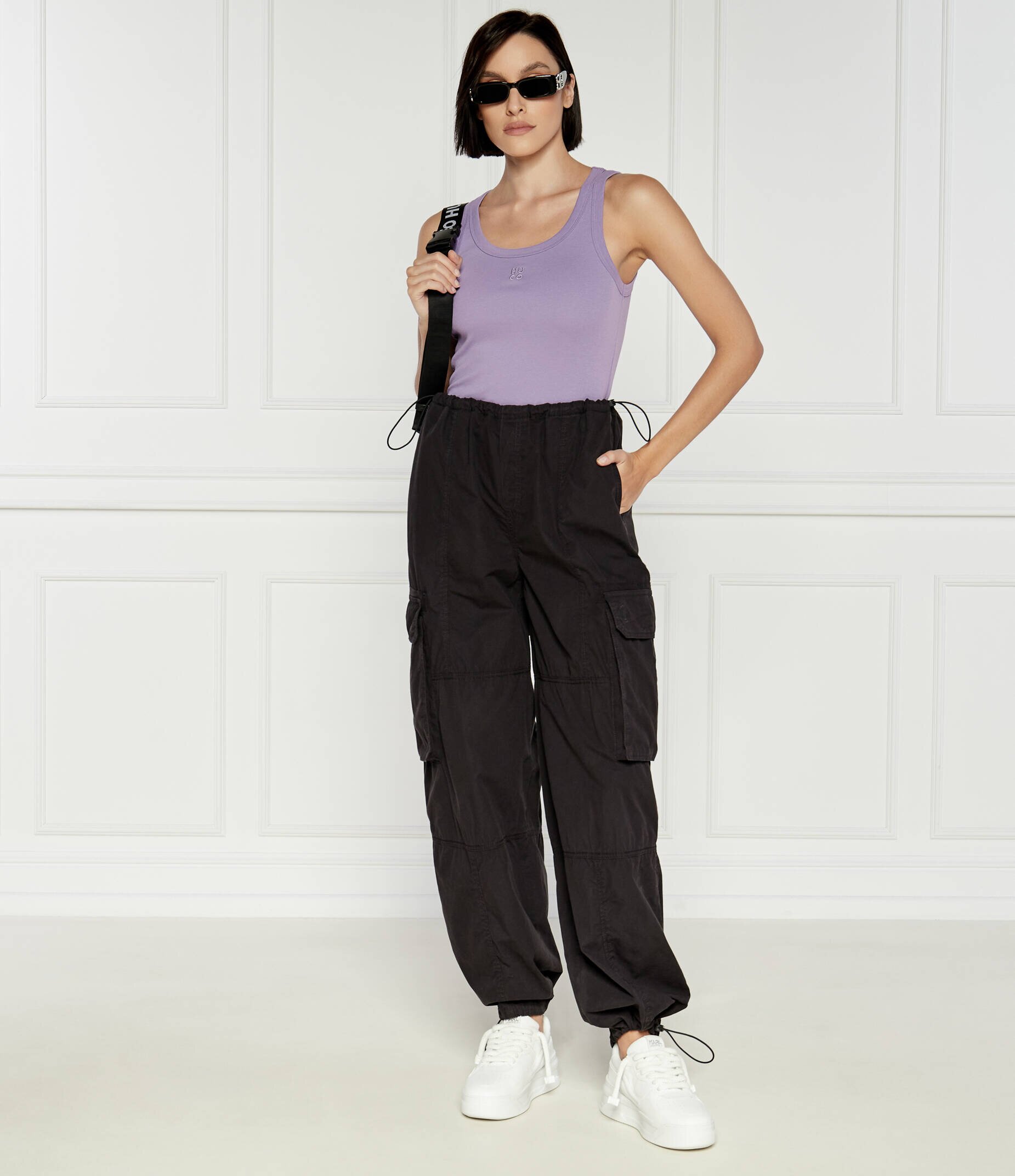 HUGO Blue Pantaloni cargo Hafison | Oversize fit