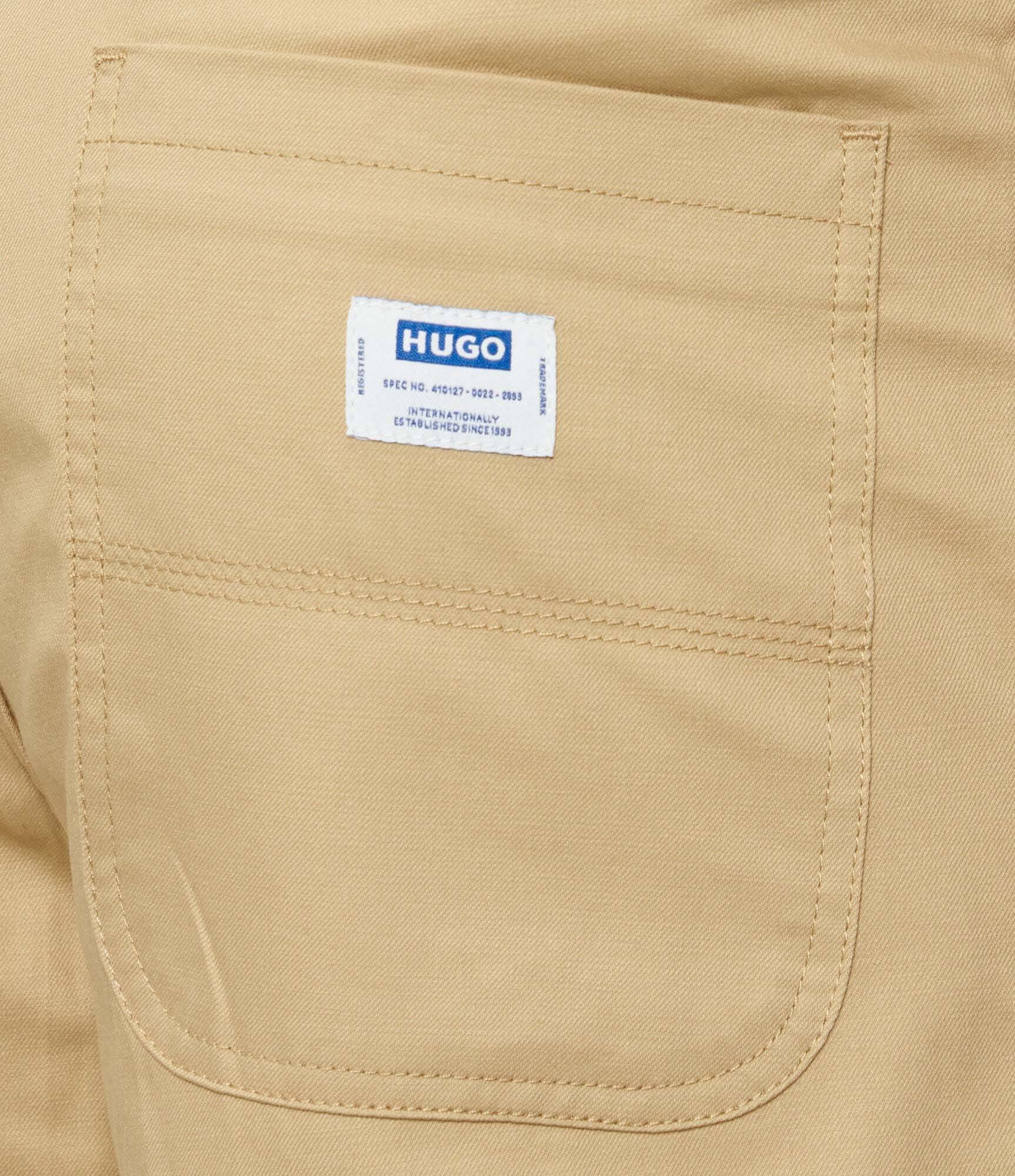 HUGO Blue Pantaloni scurți Gutwin262S | regular fit | mercerizat
