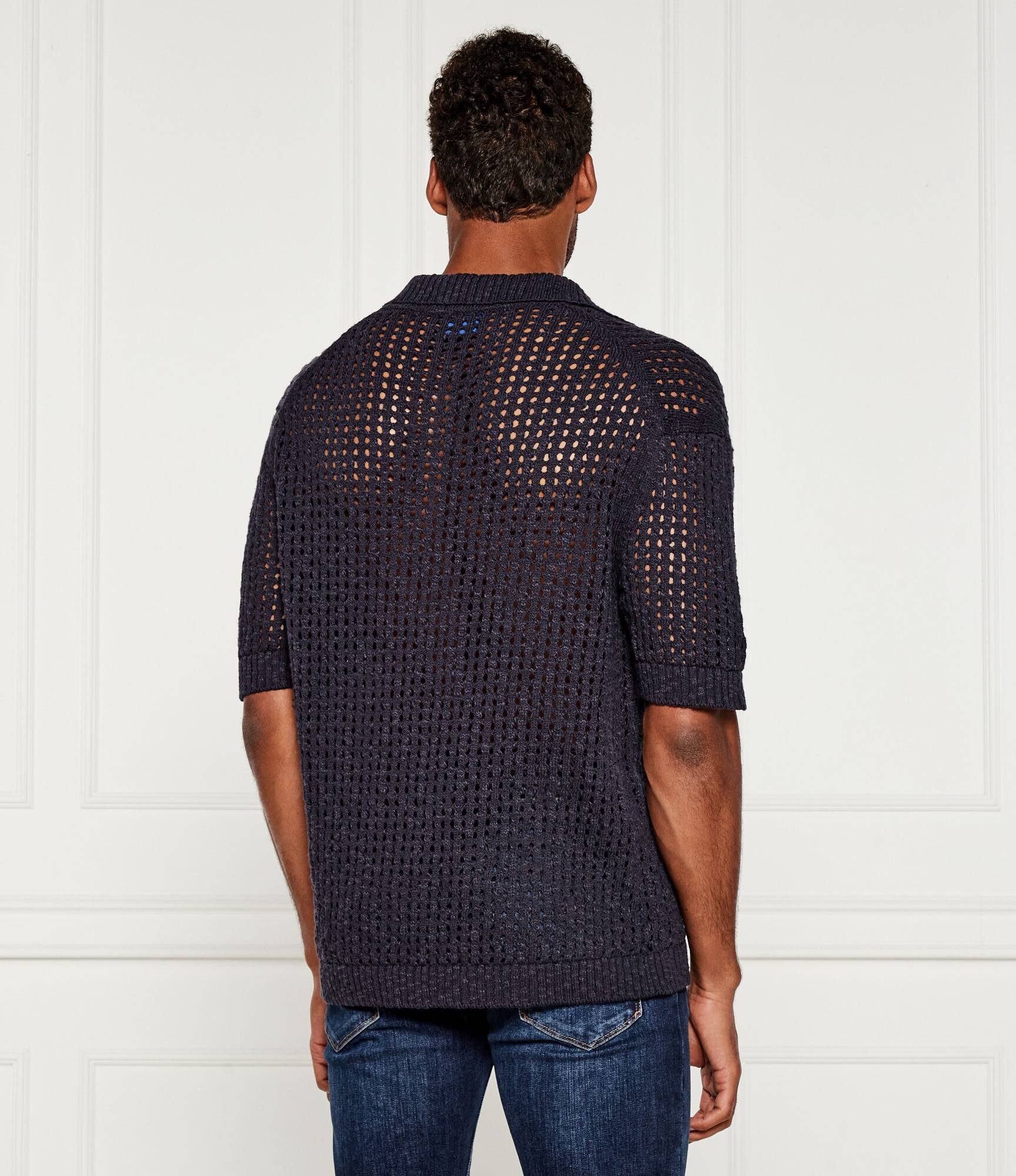 HUGO Blue Polo Strallo | Loose fit