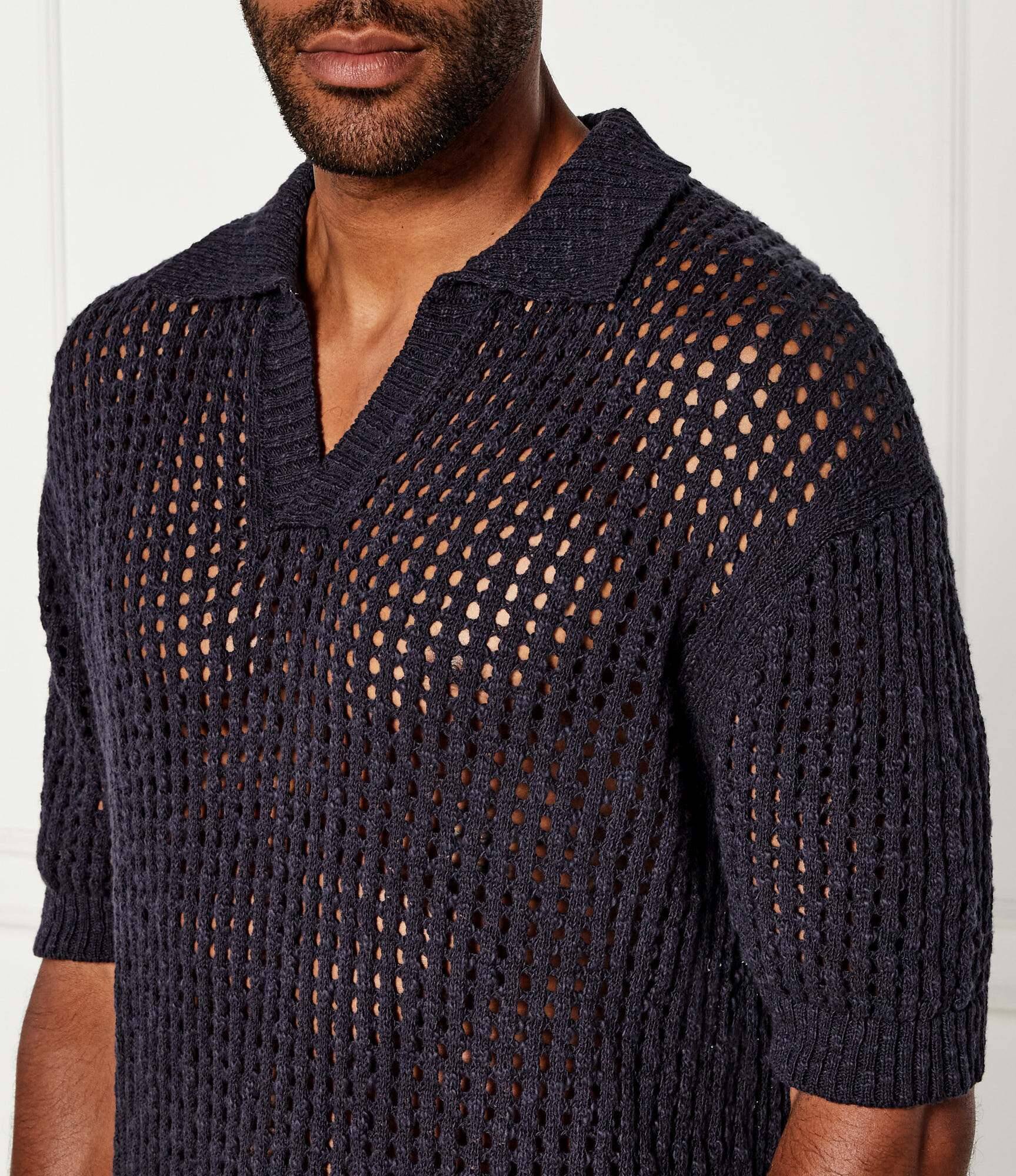 HUGO Blue Polo Strallo | Loose fit