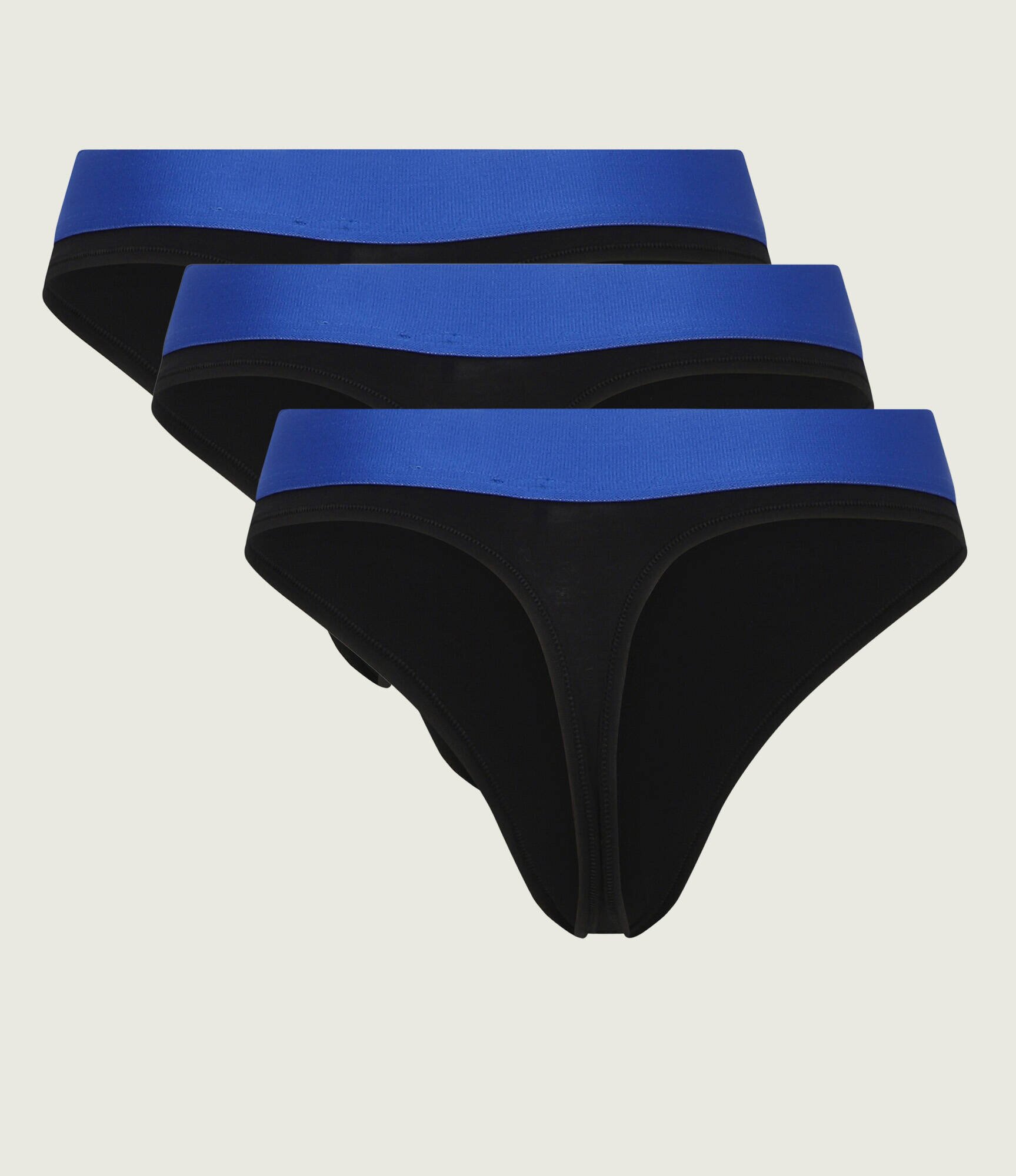 HUGO Blue Tanga 3-pack