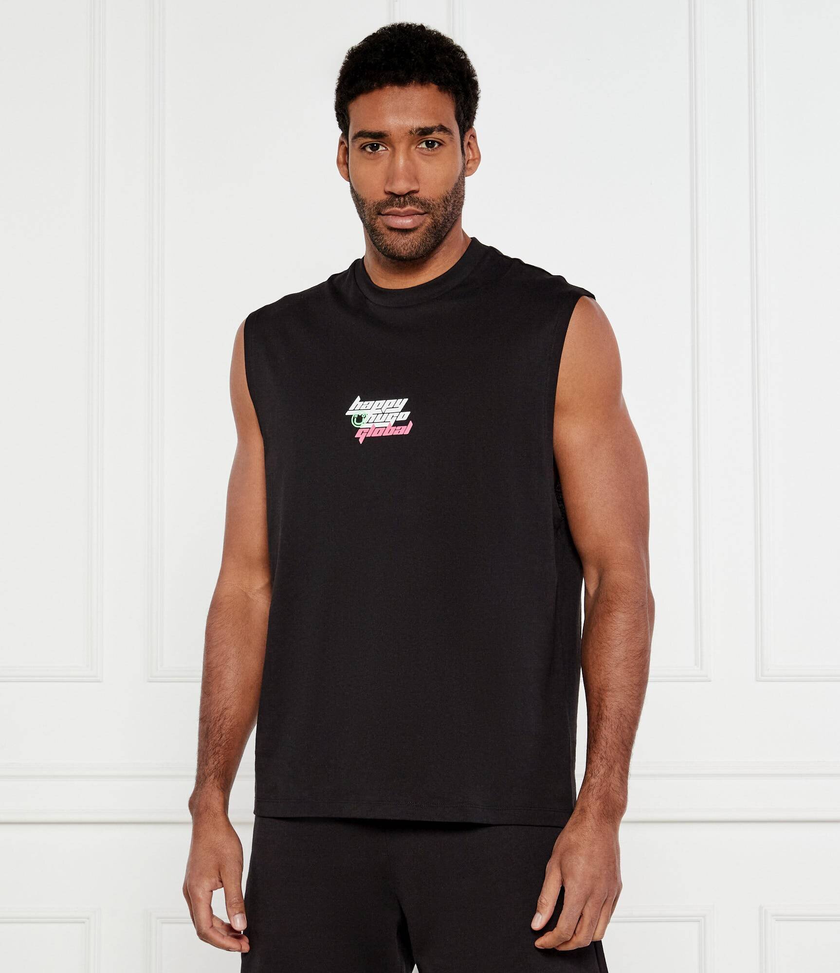 HUGO Blue Tank top Nalkiya | Regular Fit