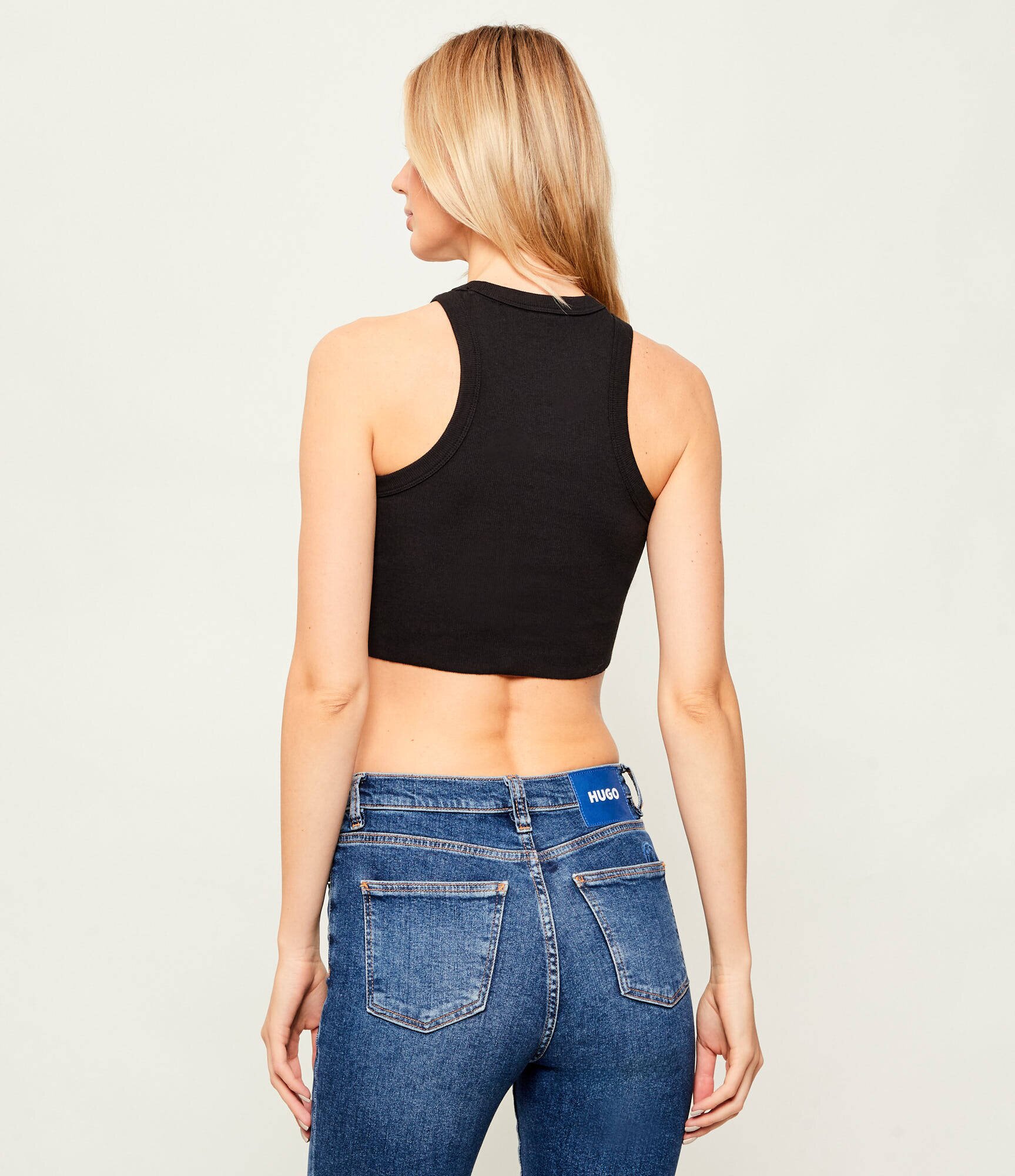 HUGO Blue Top Baby | Cropped Fit