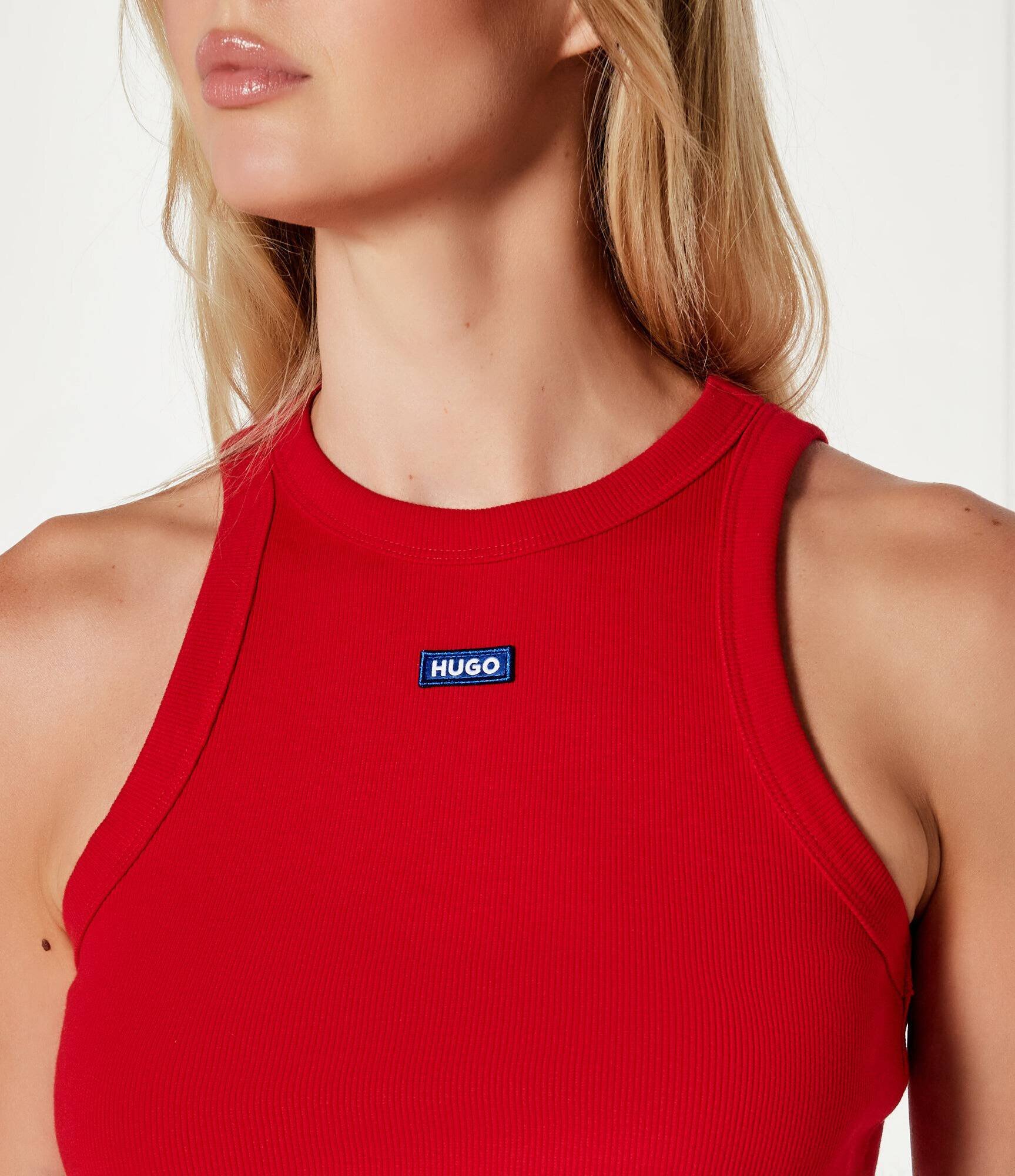 HUGO Blue Top Baby | Cropped Fit