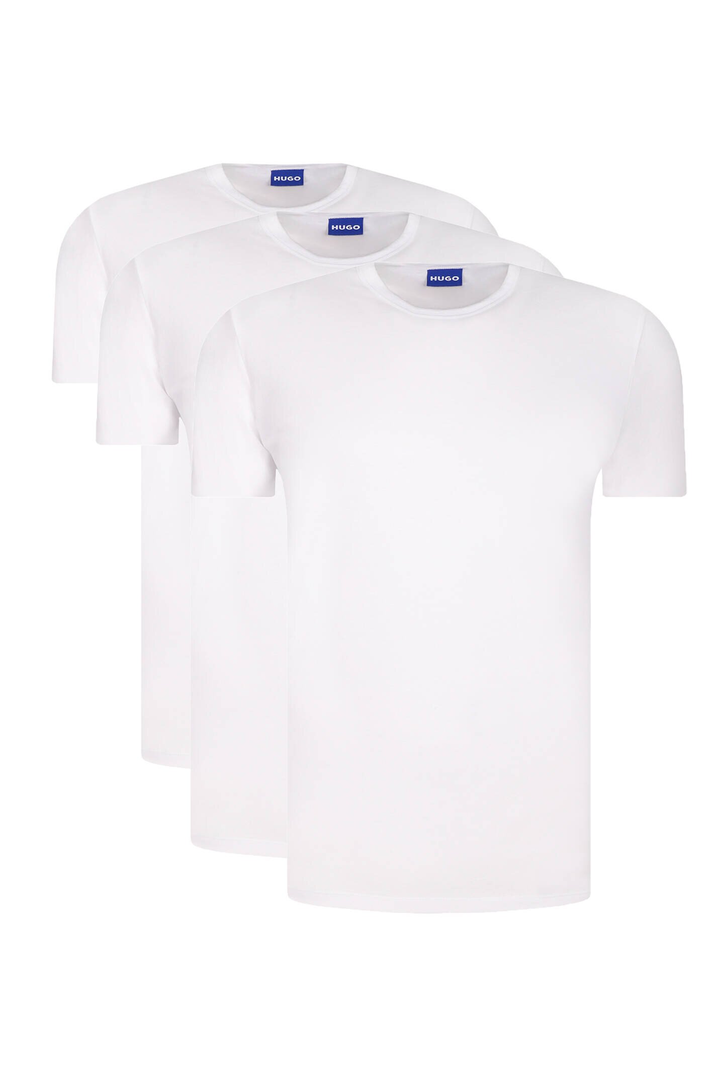 HUGO Blue Tricou 3-pack | Regular Fit