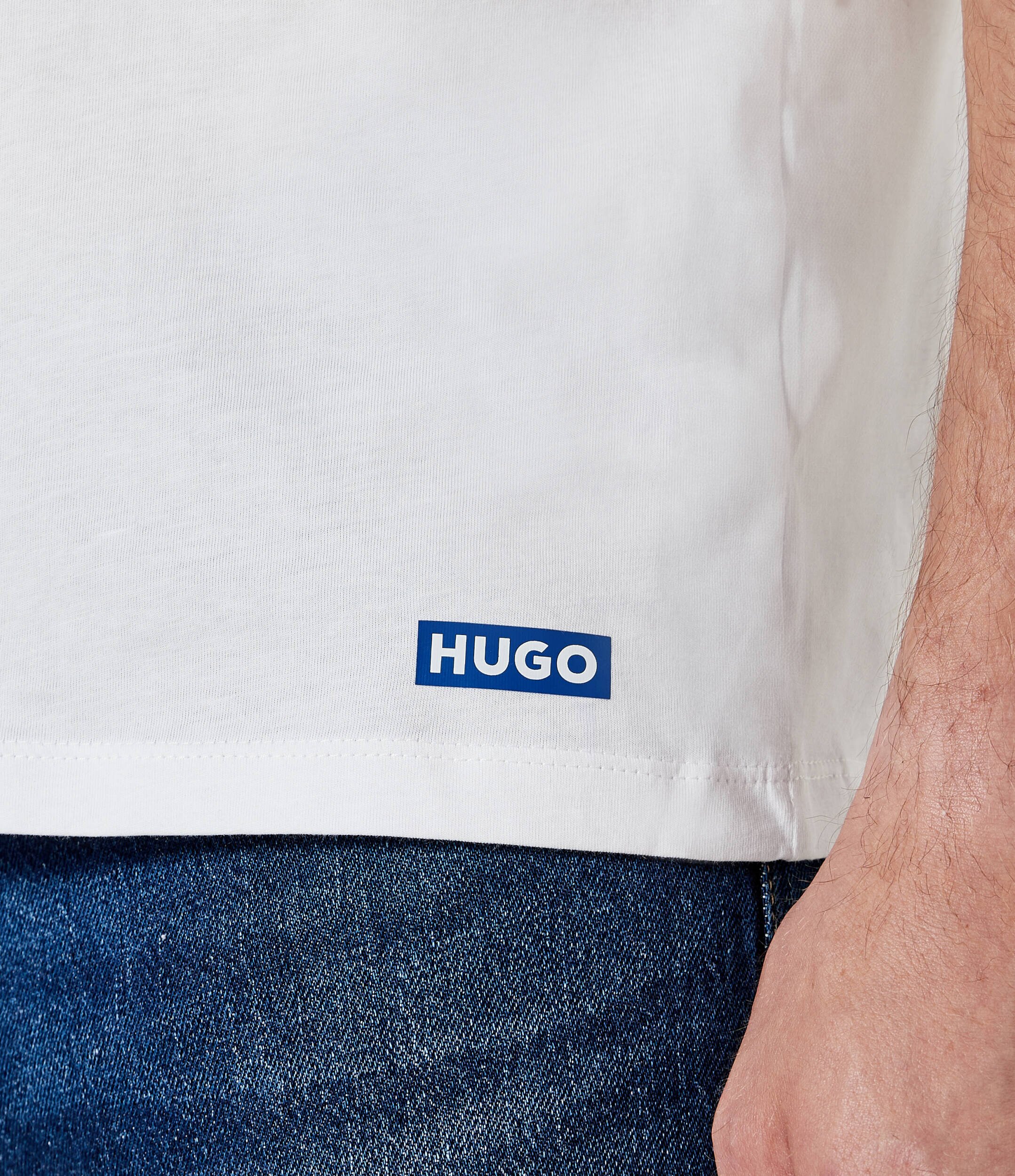 HUGO Blue Tricou 3-pack | Regular Fit