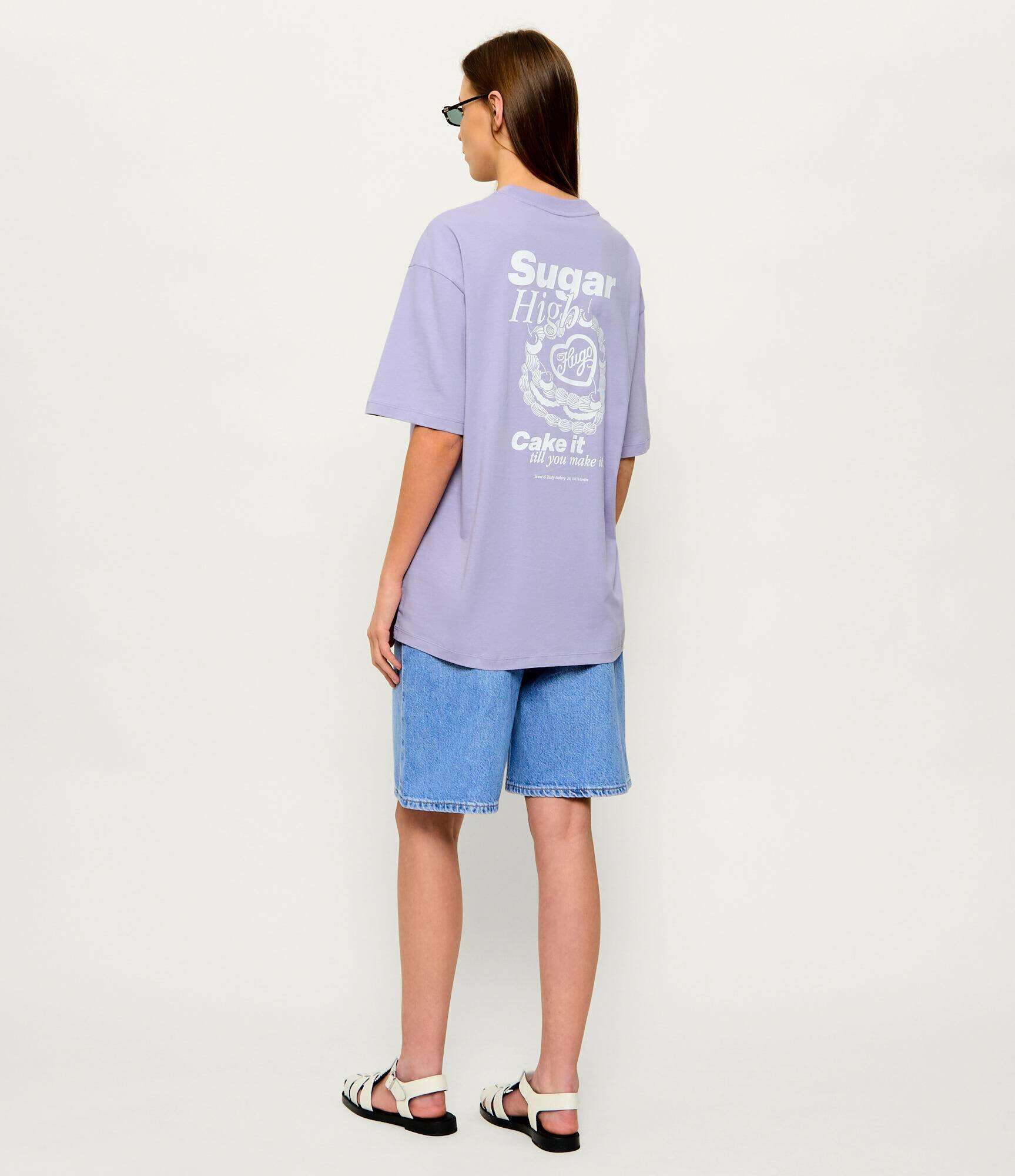 HUGO Blue Tricou B_10 | Oversize fit