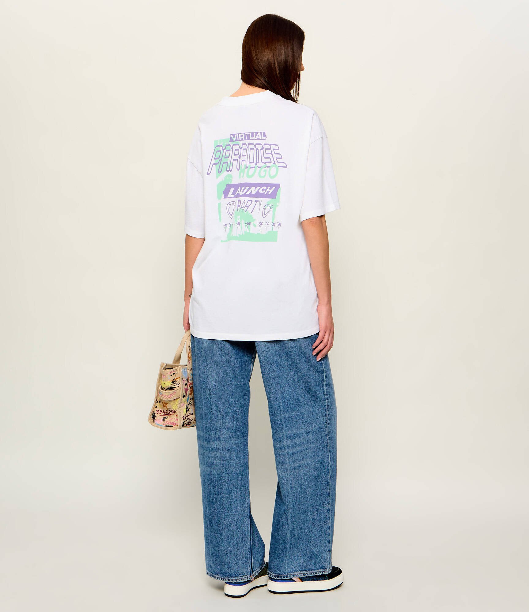 HUGO Blue Tricou B_12 | Oversize fit