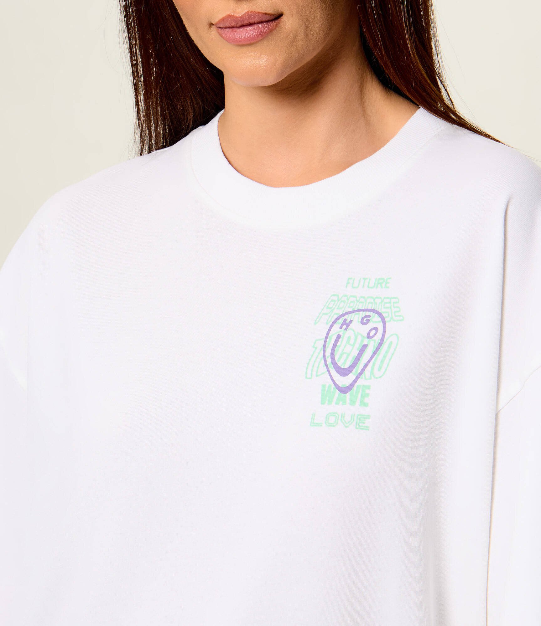 HUGO Blue Tricou B_12 | Oversize fit