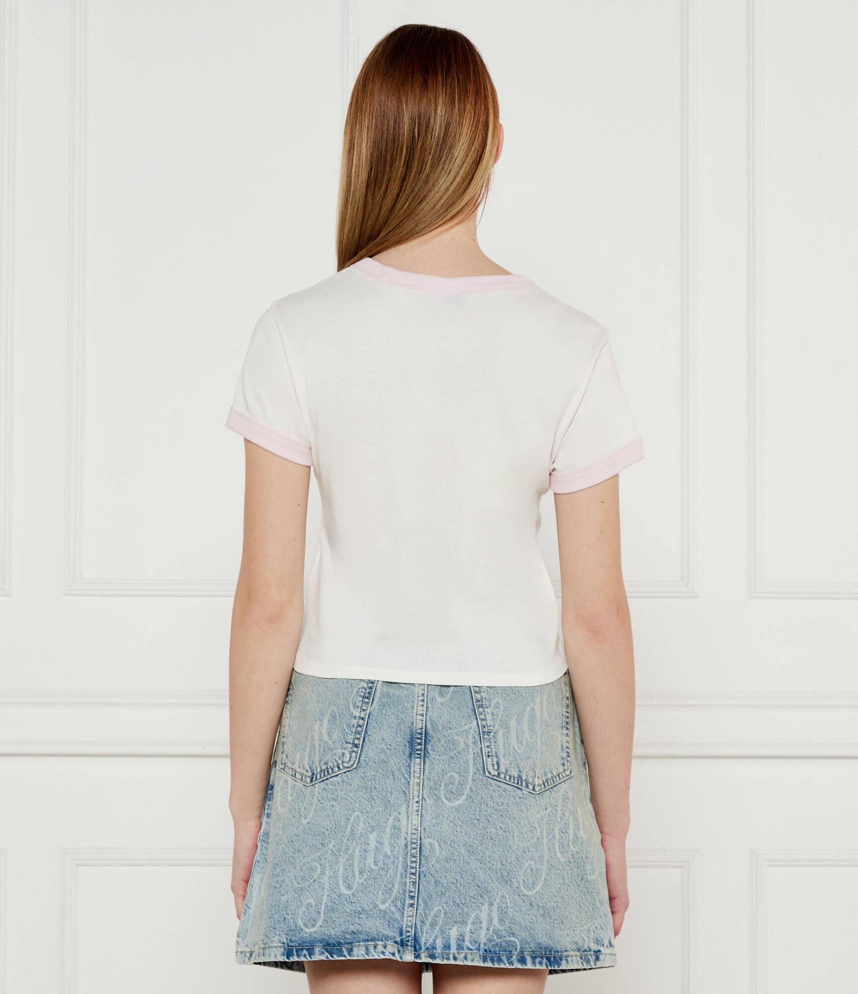 HUGO Blue Tricou Dalia_B_1 | Cropped Fit