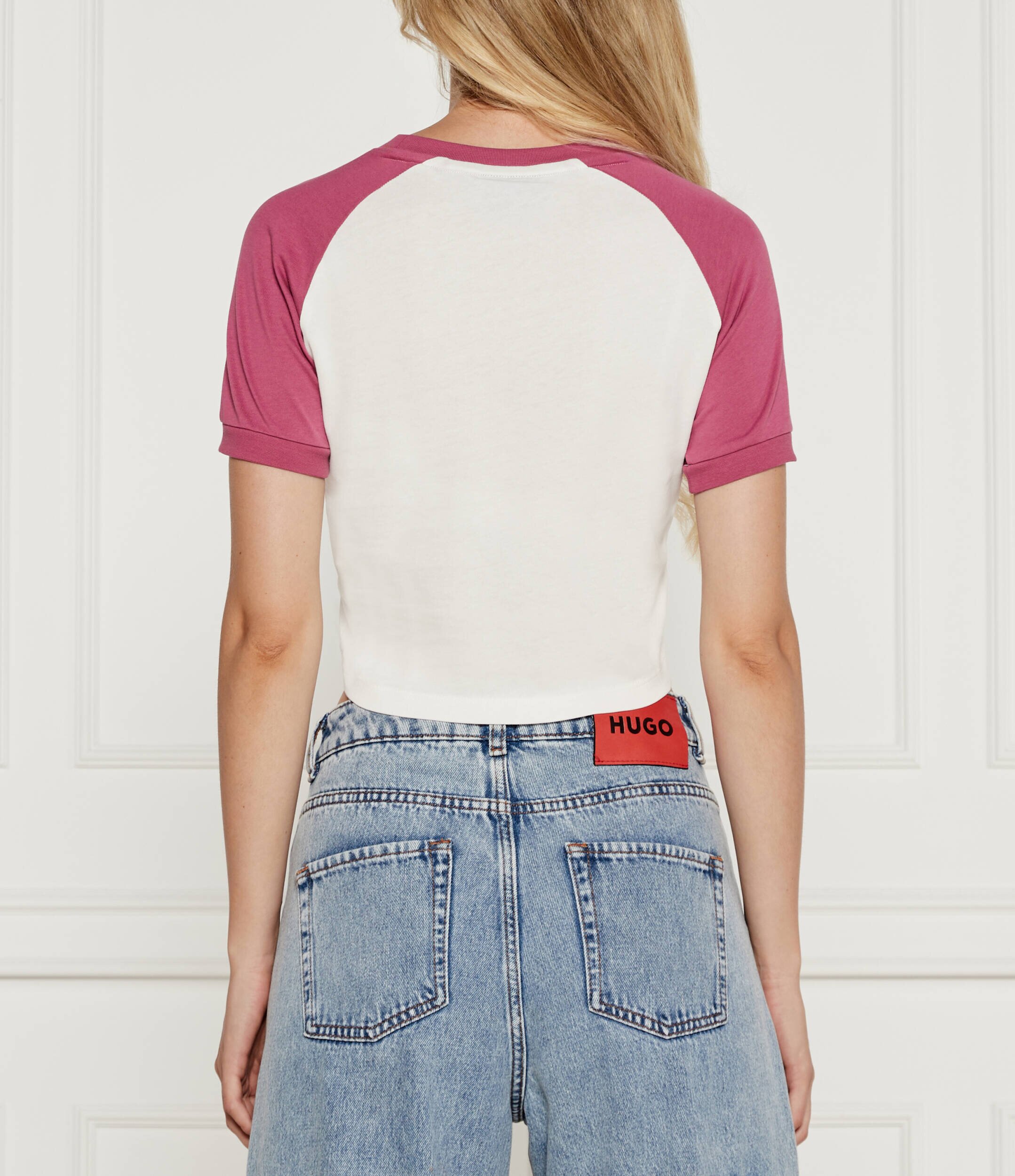 HUGO Blue Tricou Dana | Cropped Fit