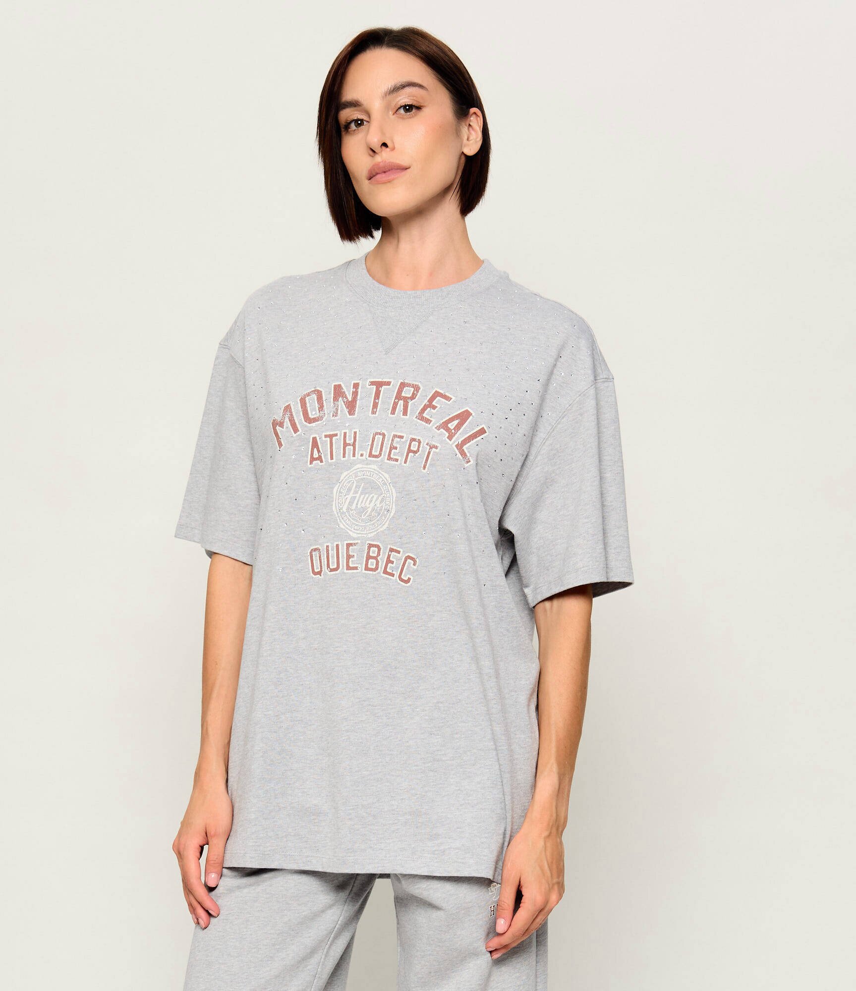 HUGO Blue Tricou Daveley_B | Oversize fit