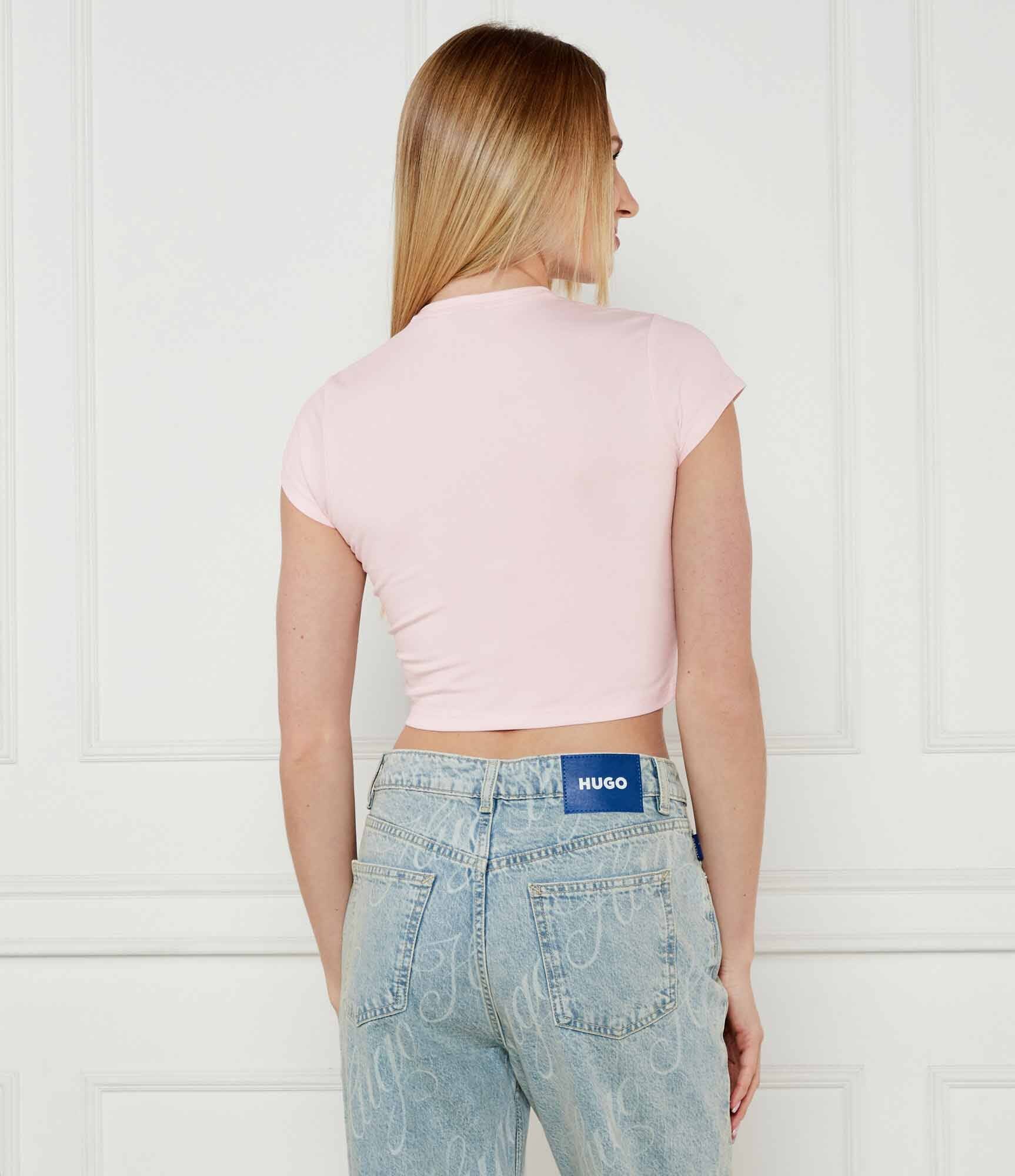HUGO Blue Tricou Dome_B | Cropped Fit