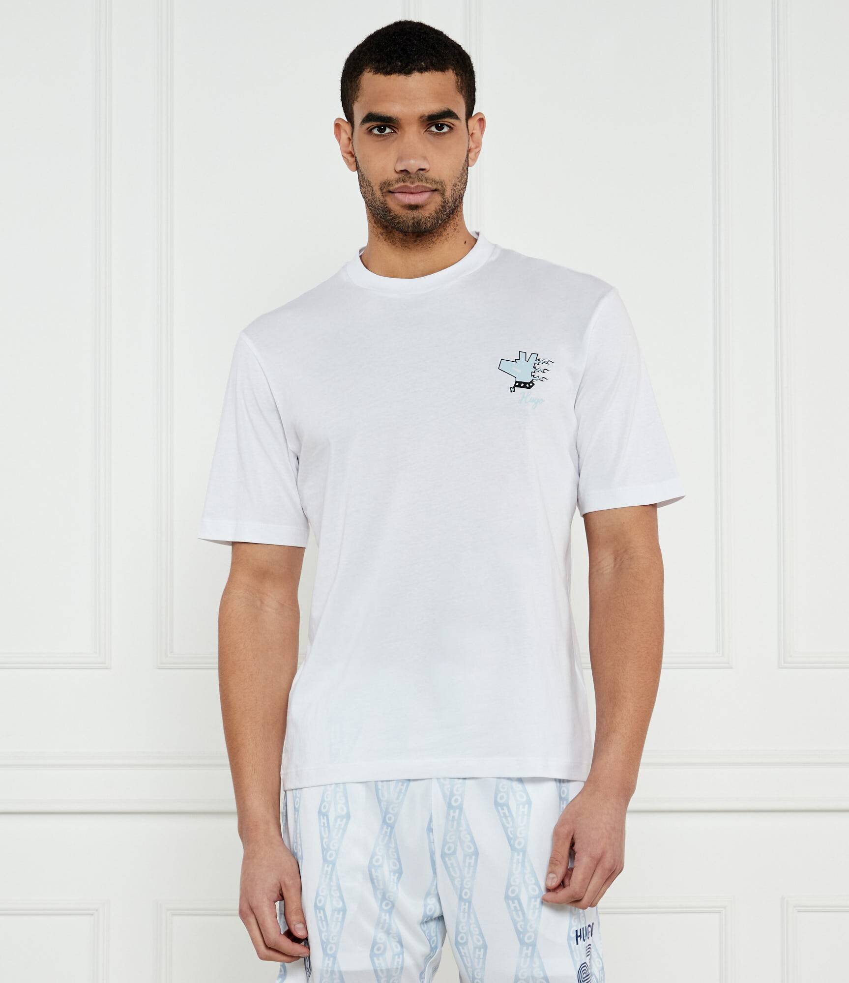 HUGO Blue Tricou Nagulop | Relaxed fit