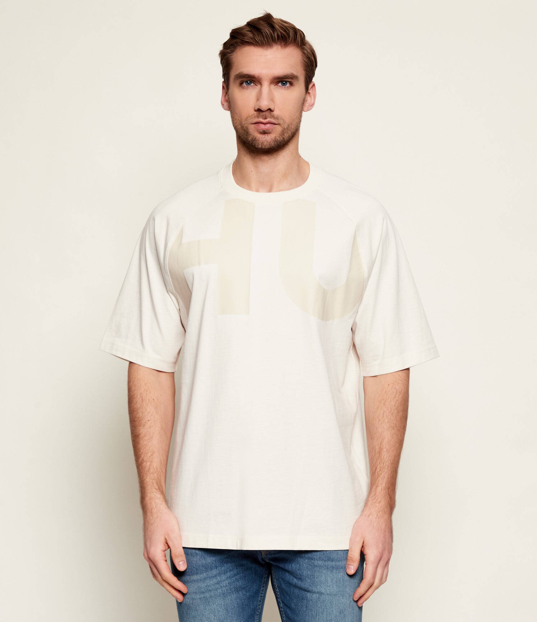 HUGO Blue Tricou Nalftee | Loose fit
