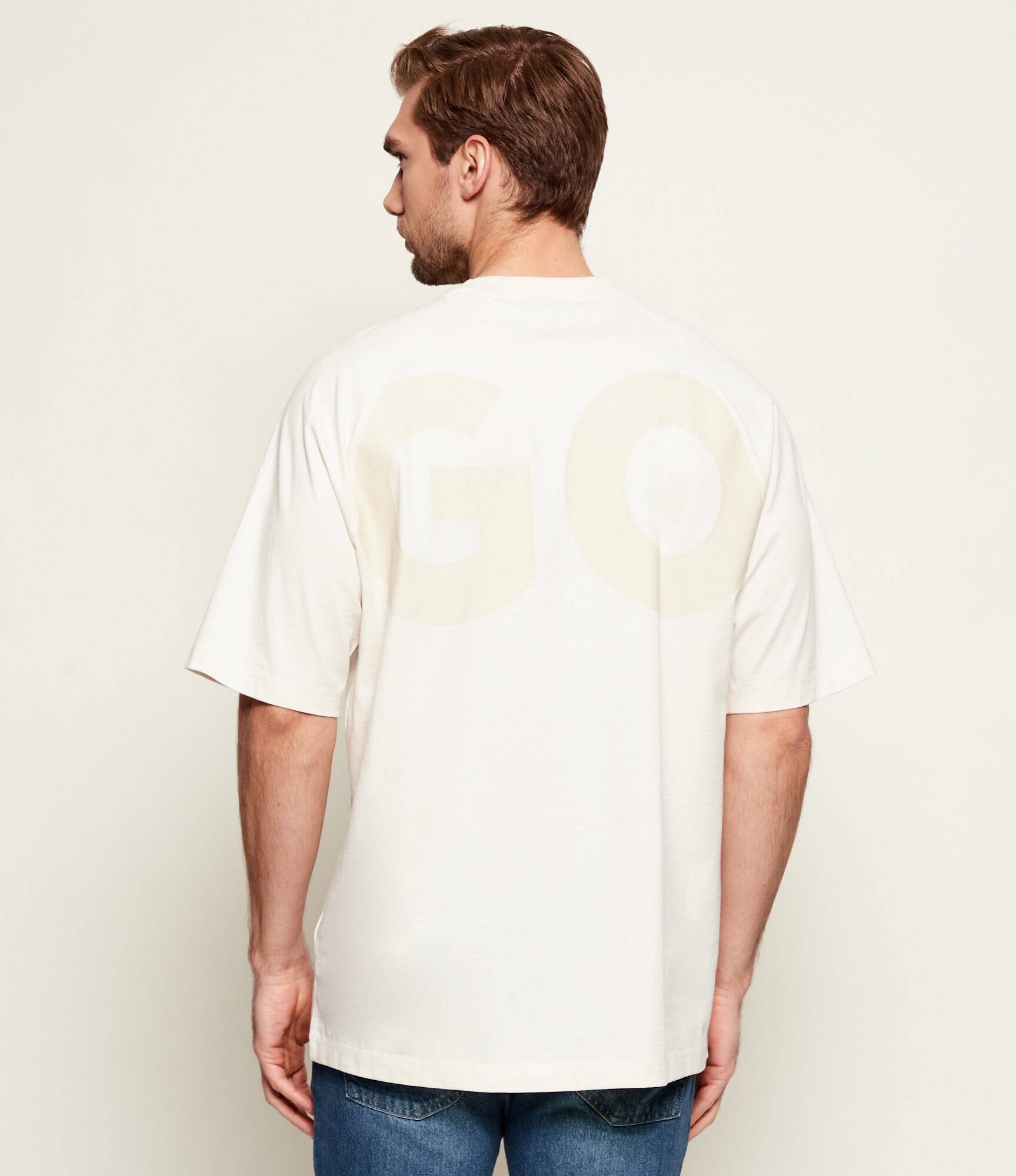 HUGO Blue Tricou Nalftee | Loose fit