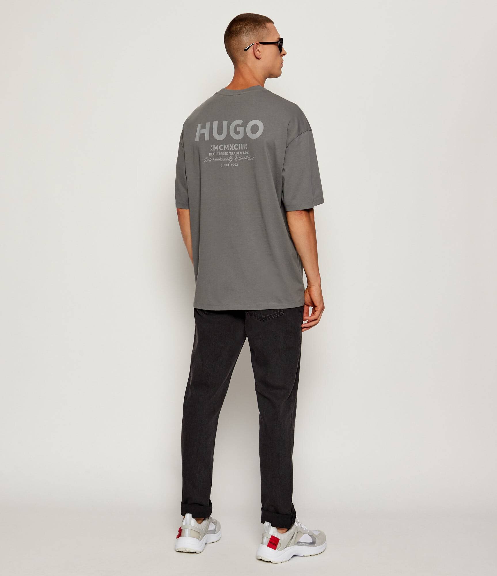 HUGO Blue Tricou Nalono | Relaxed fit