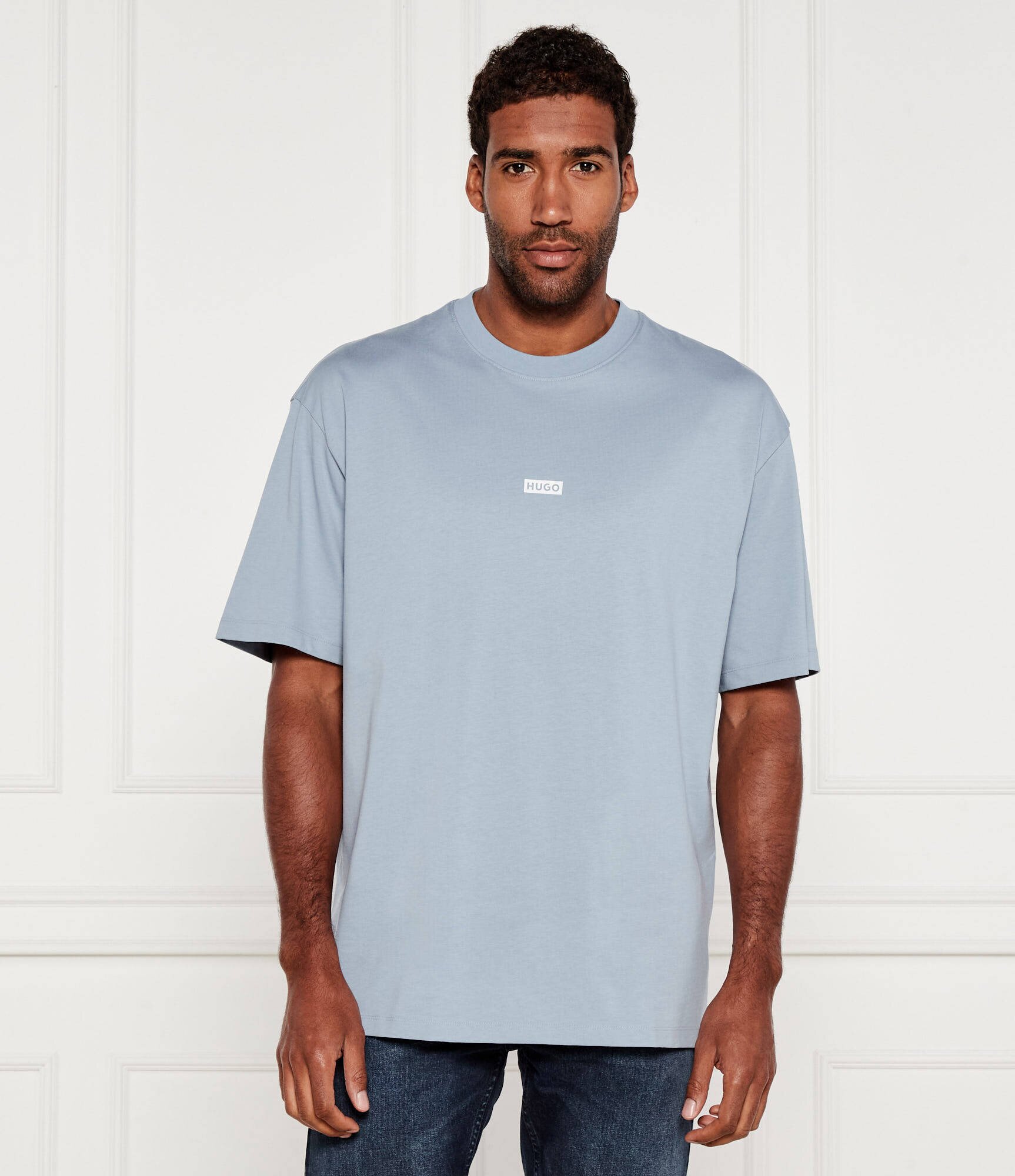 HUGO Blue Tricou Nalono | Relaxed fit