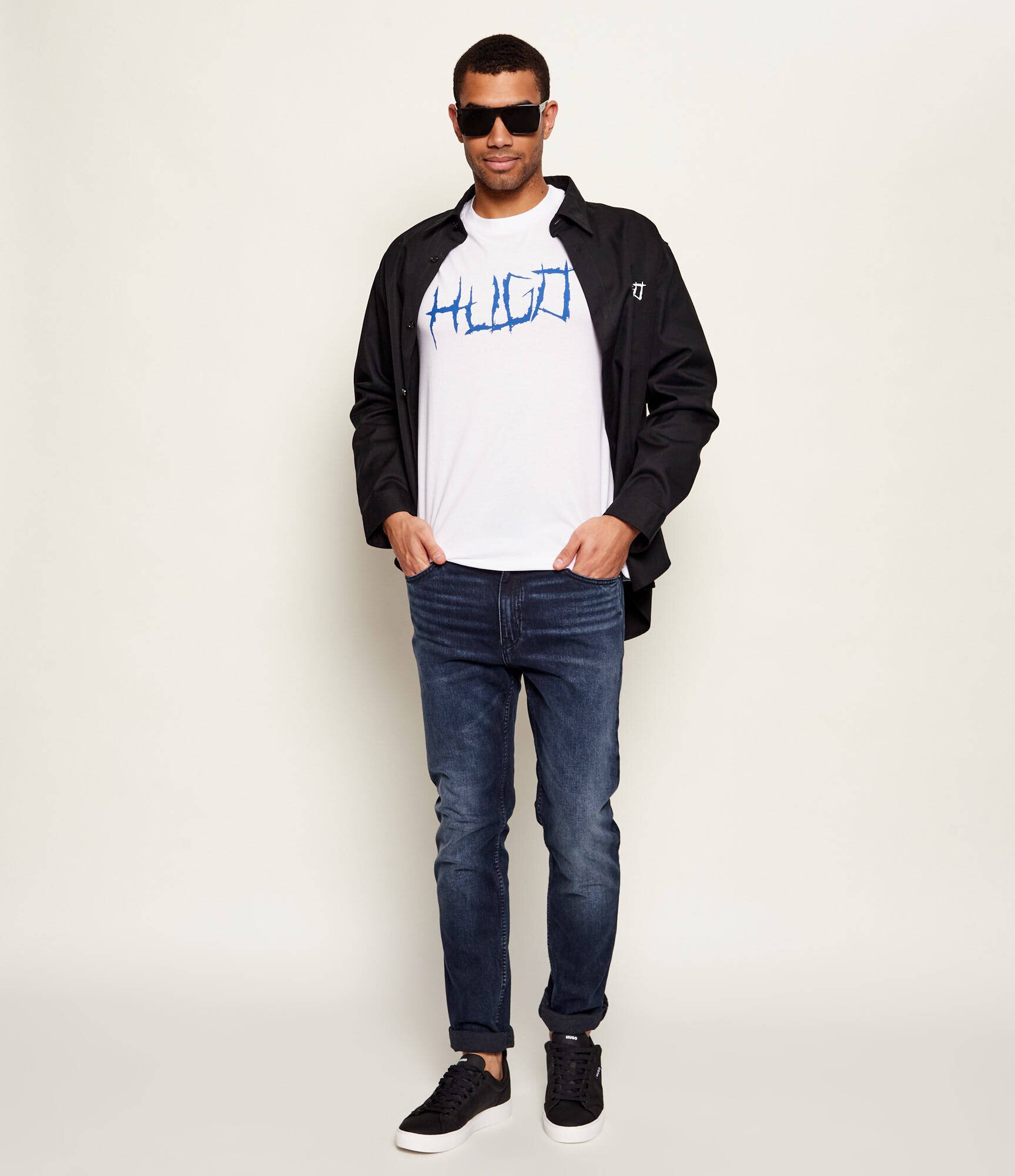 HUGO Blue Tricou Namerix | regular fit