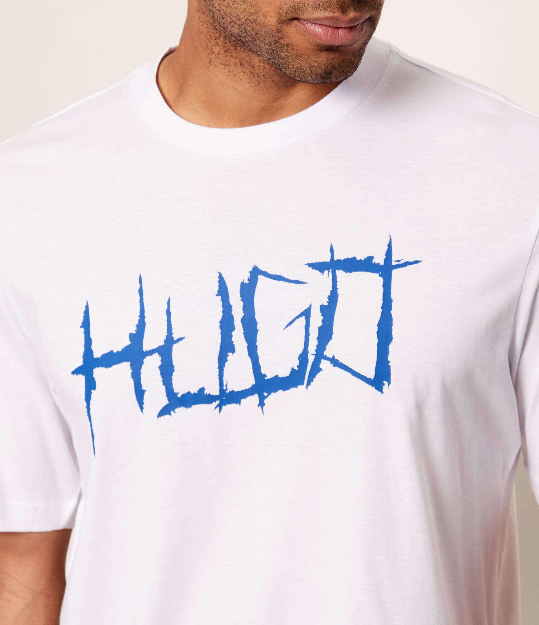 HUGO Blue Tricou Namerix | regular fit