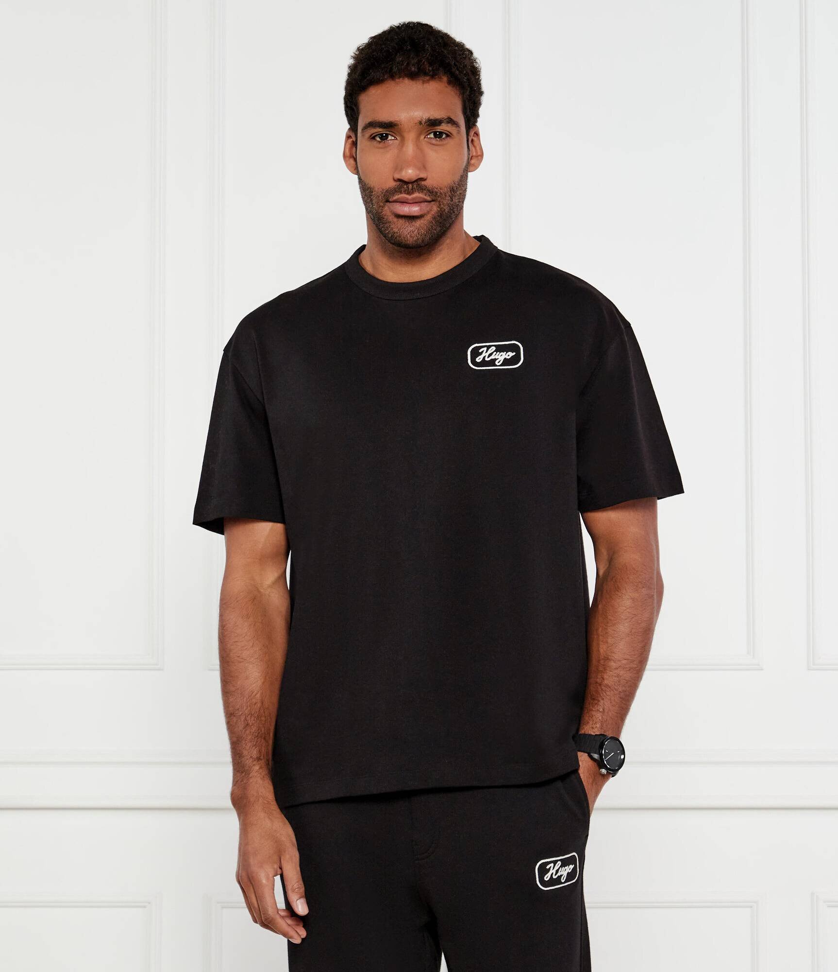 HUGO Blue Tricou Nampie | Loose fit