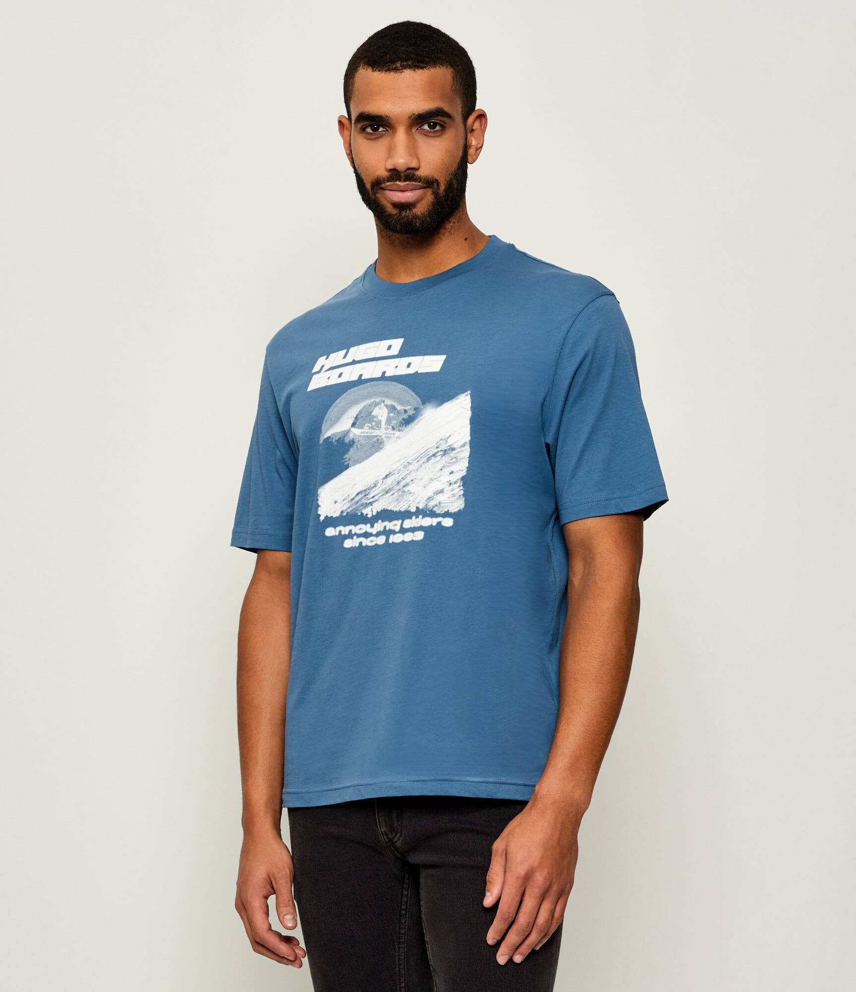 HUGO Blue Tricou Napolux | regular fit