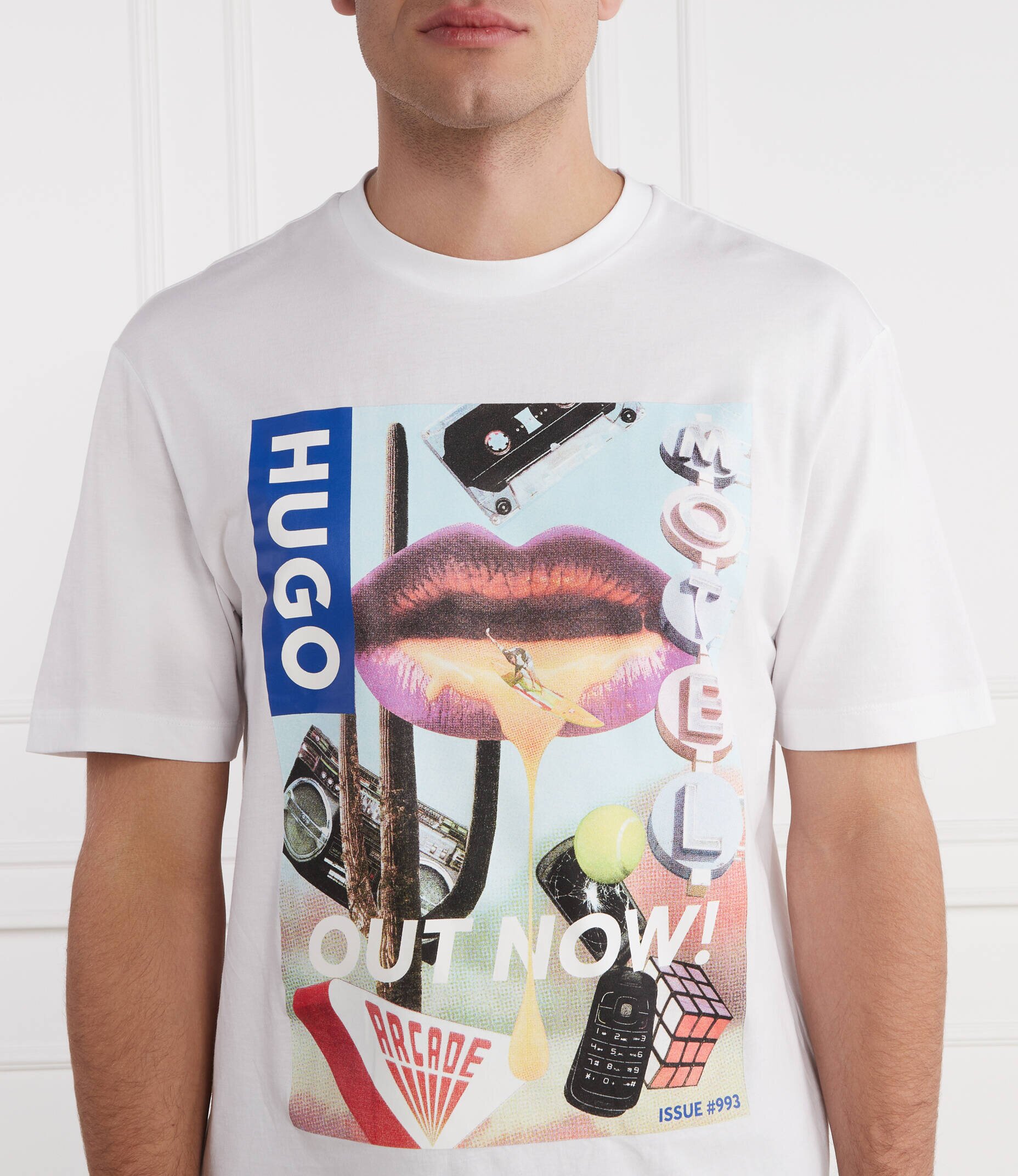 HUGO Blue Tricou Narcado | Regular Fit