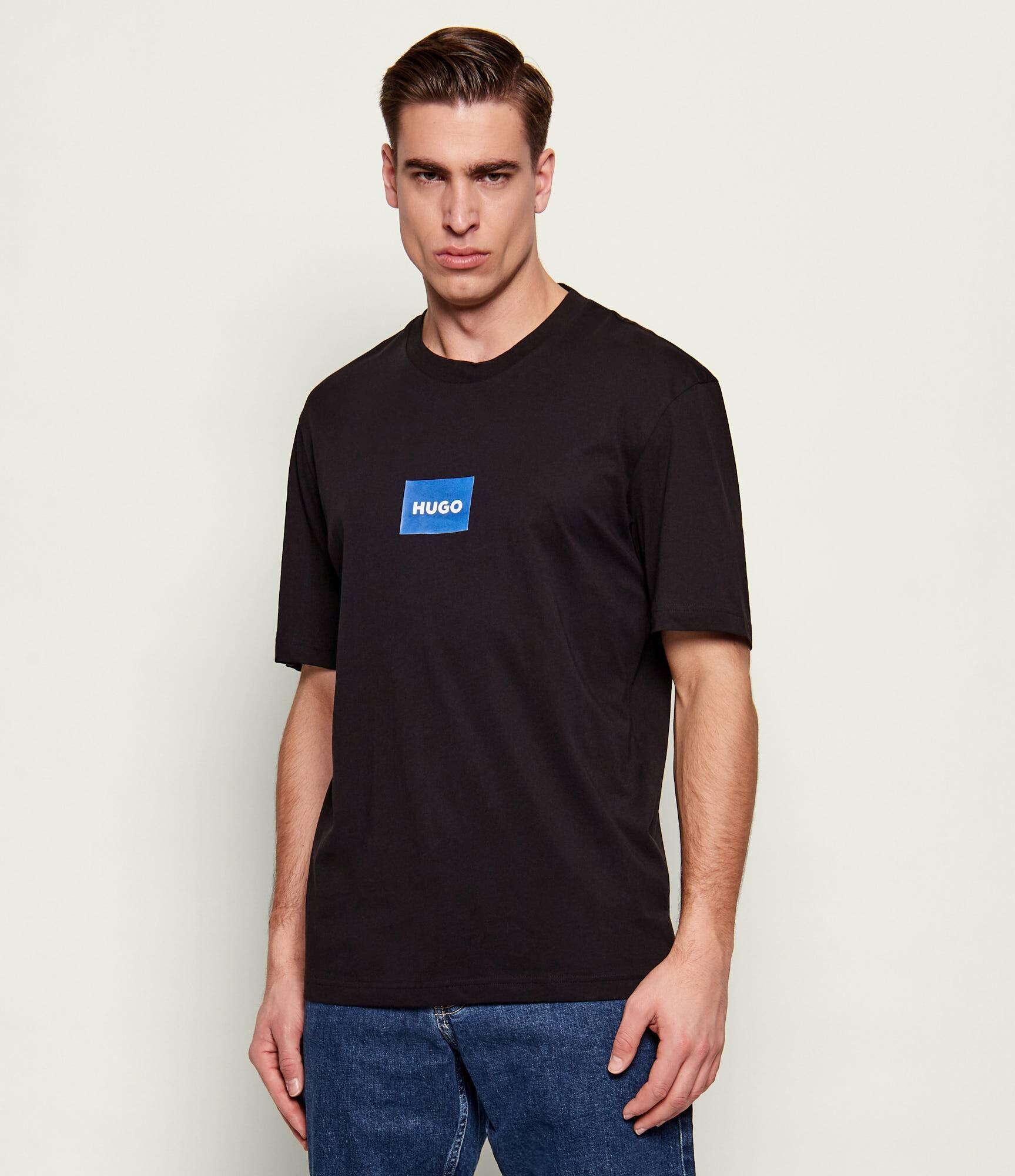 HUGO Blue Tricou Nayonix | regular fit