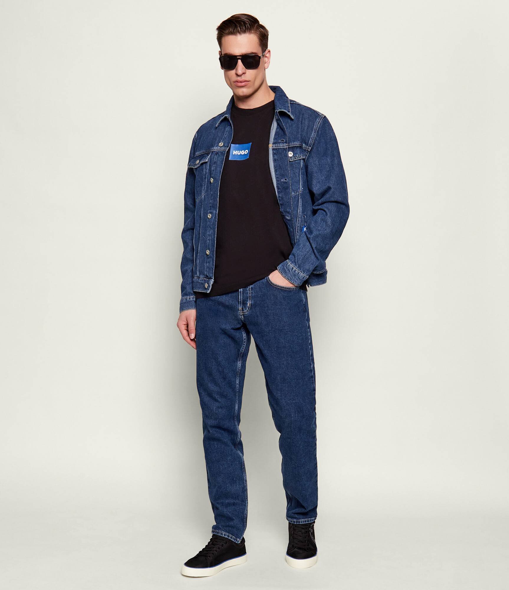 HUGO Blue Tricou Nayonix | regular fit