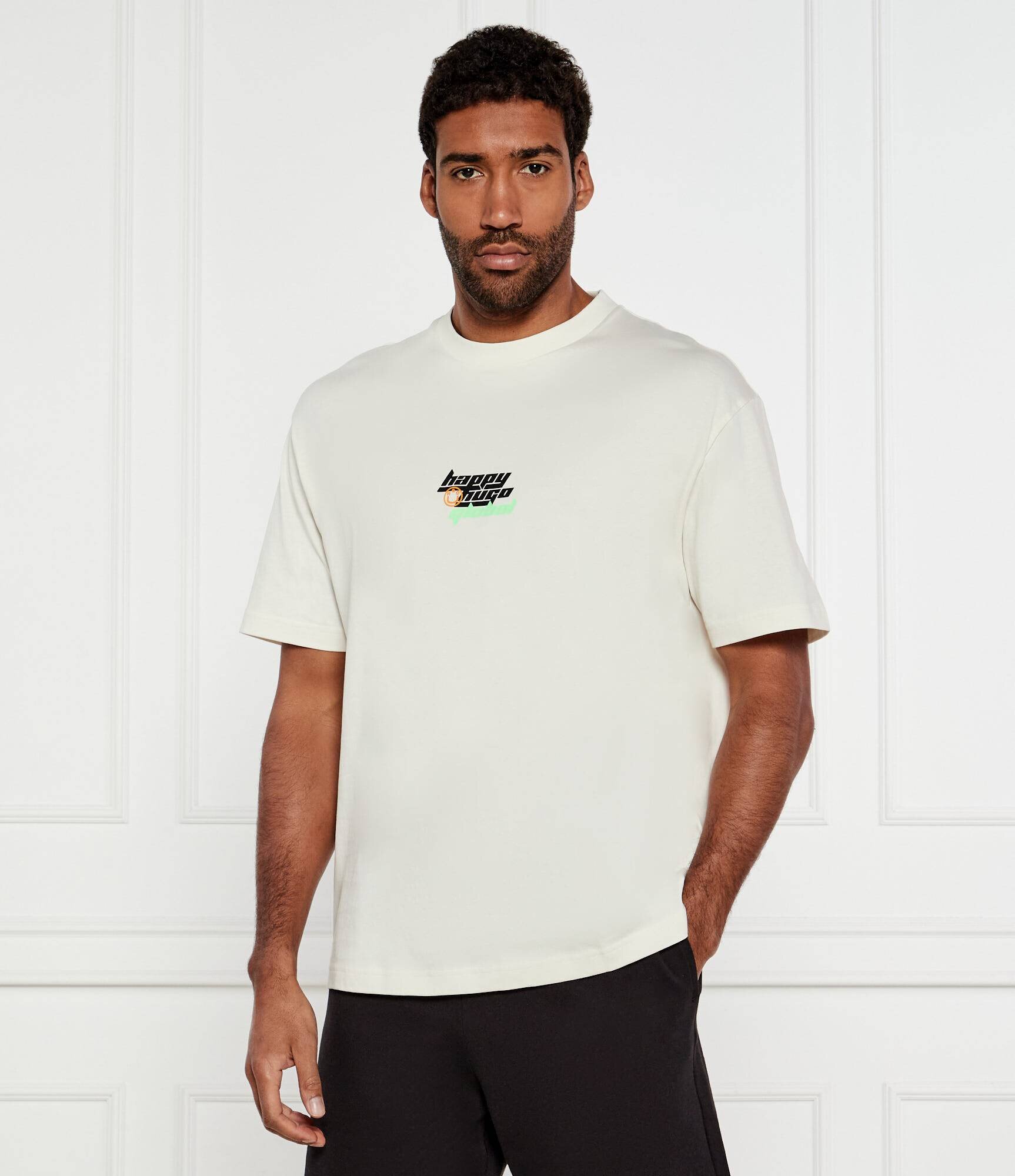 HUGO Blue Tricou Nerperi | Oversize fit