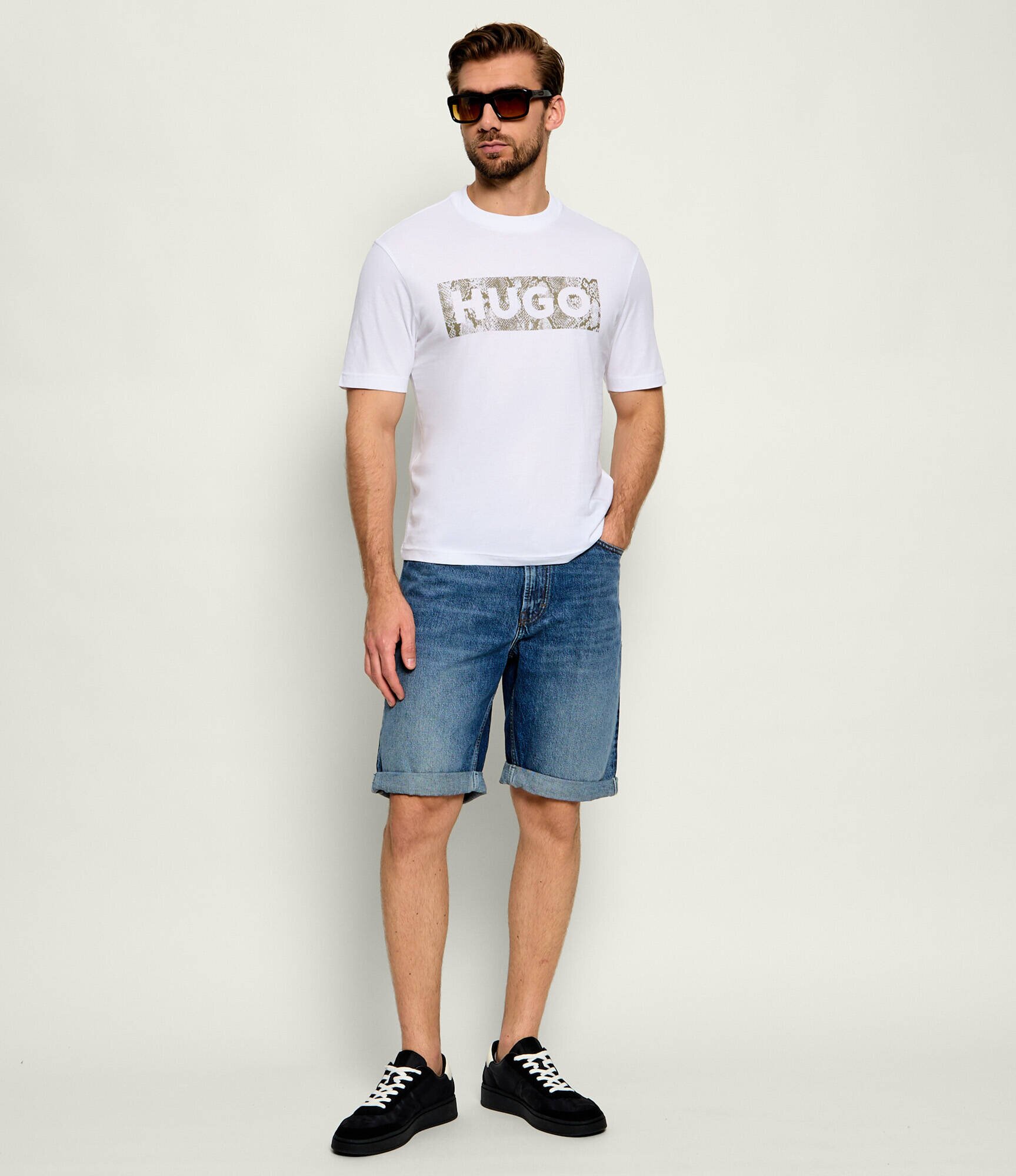 HUGO Blue Tricou Nerpient | regular fit