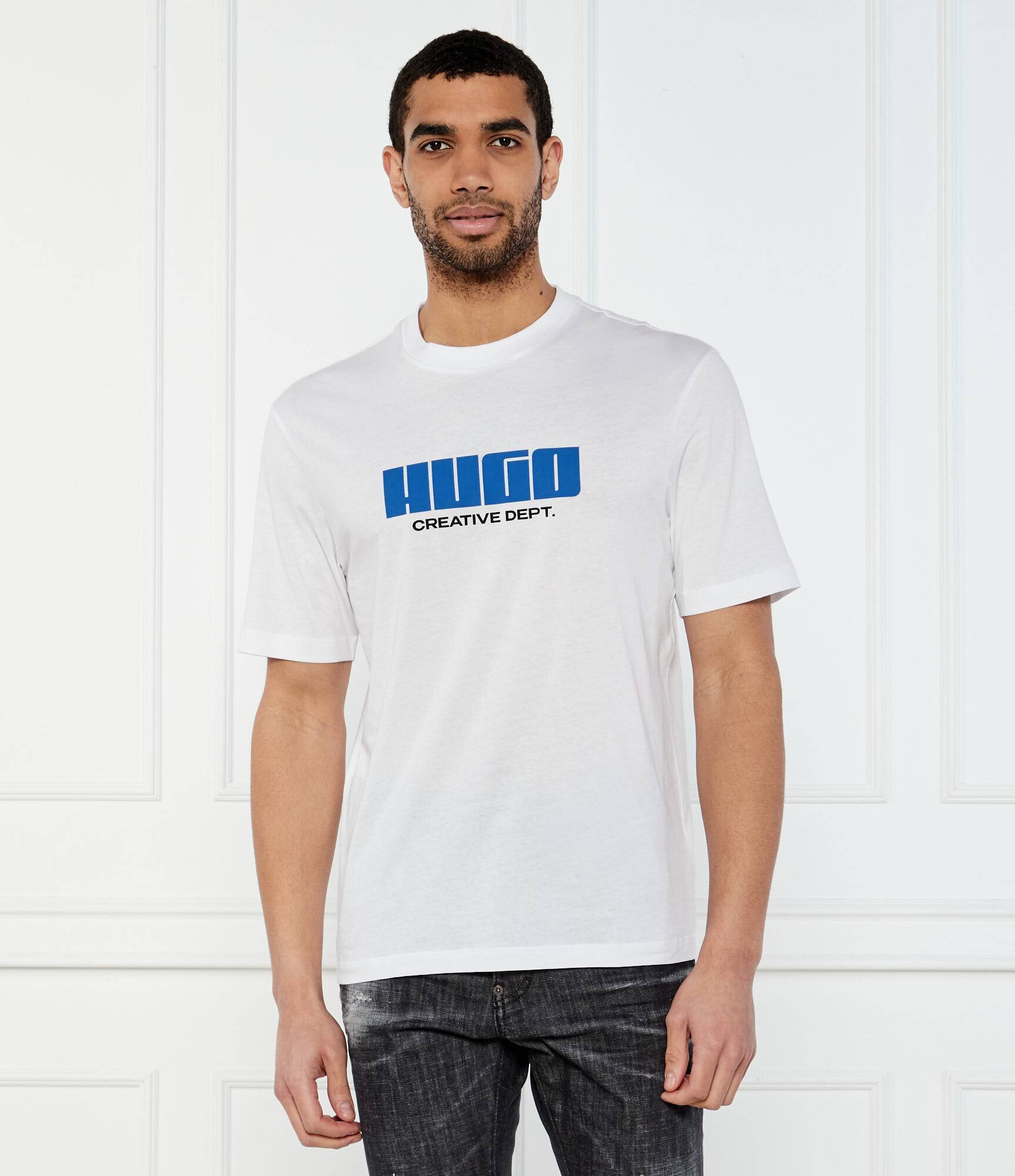 HUGO Blue Tricou Newromi | Regular Fit
