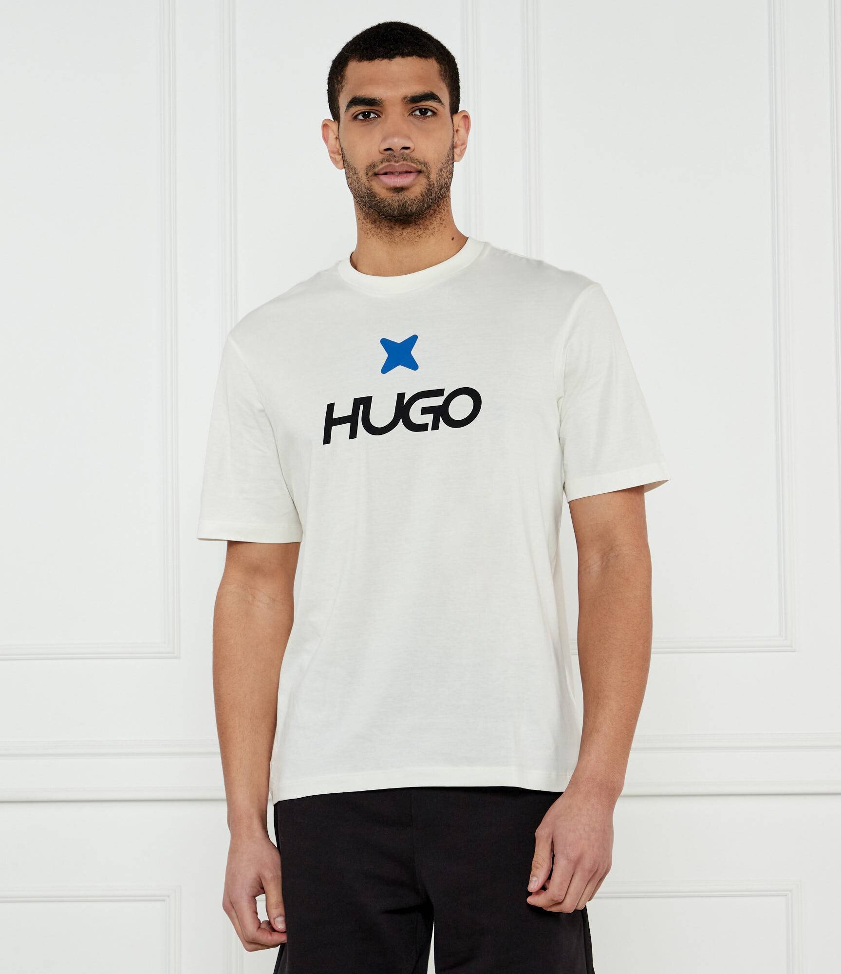 HUGO Blue Tricou Newromi | Regular Fit