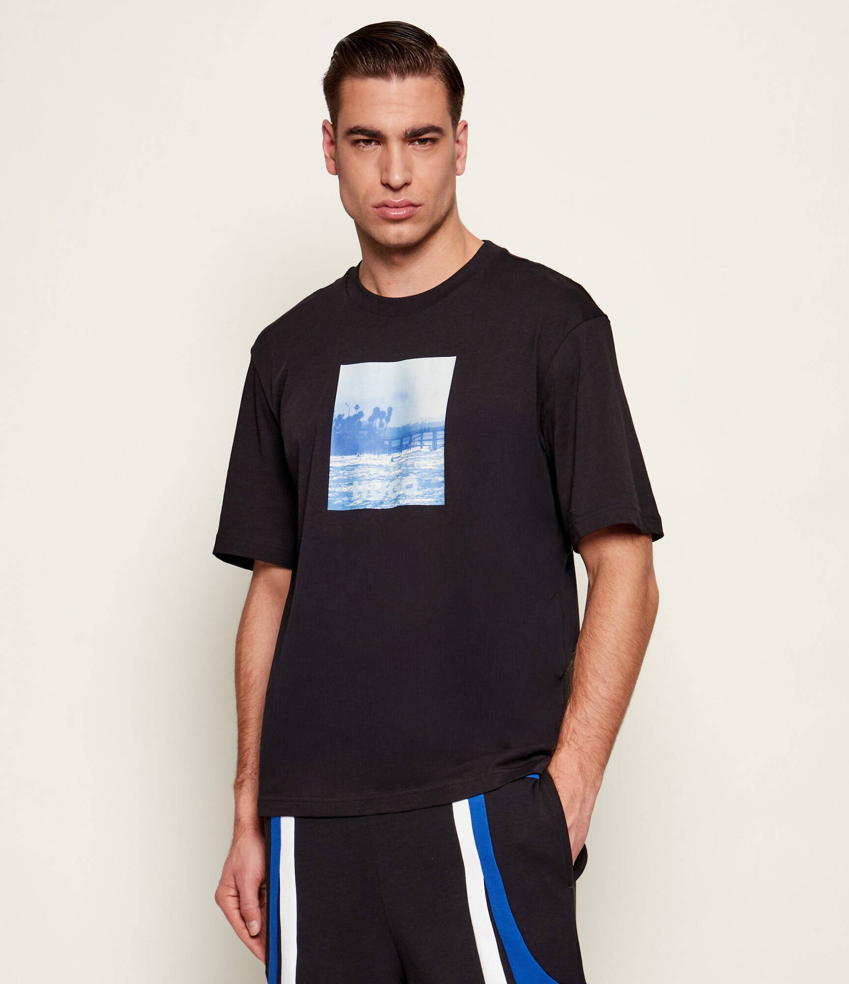 HUGO Blue Tricou Nierofix | regular fit