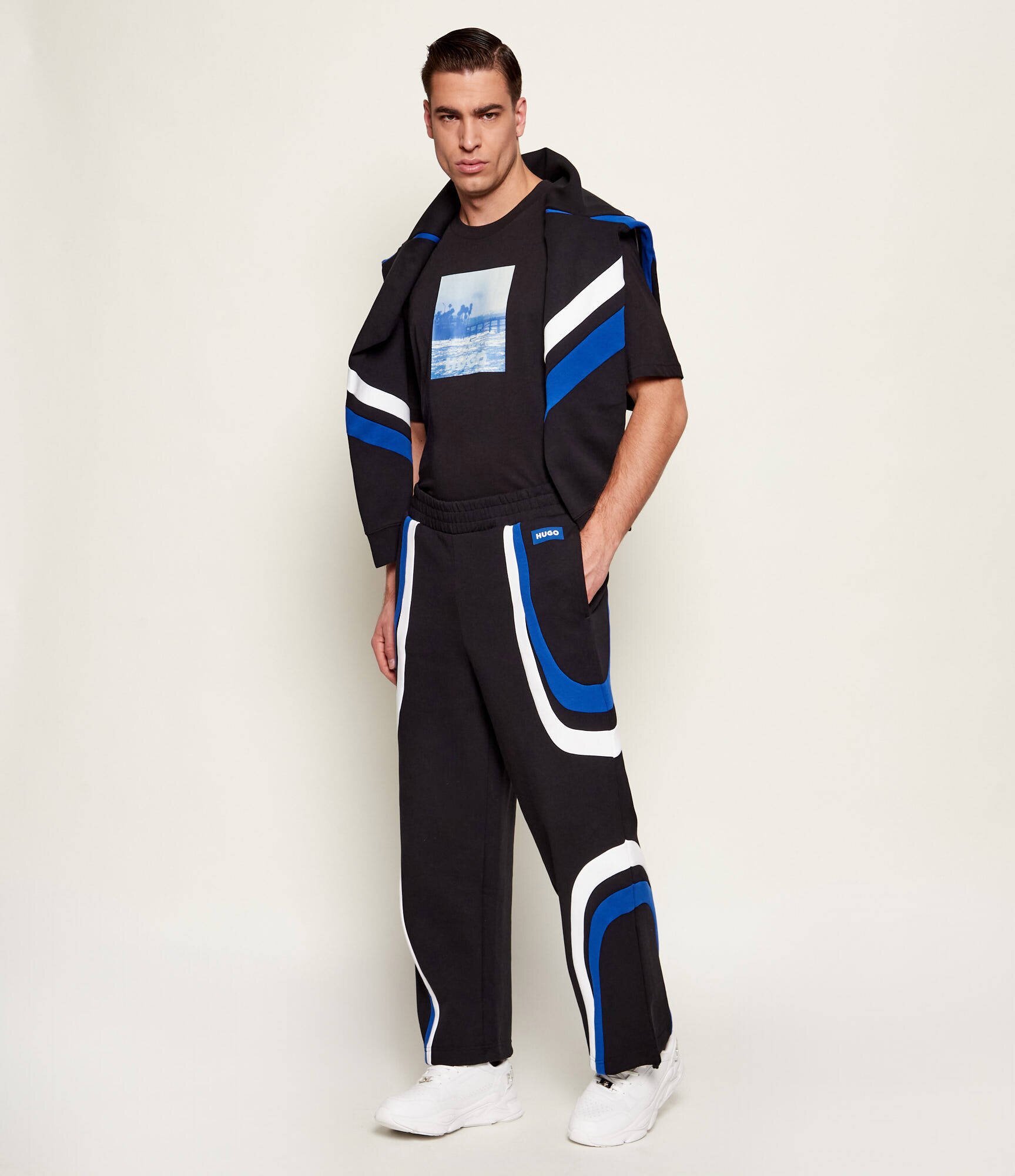 HUGO Blue Tricou Nierofix | regular fit