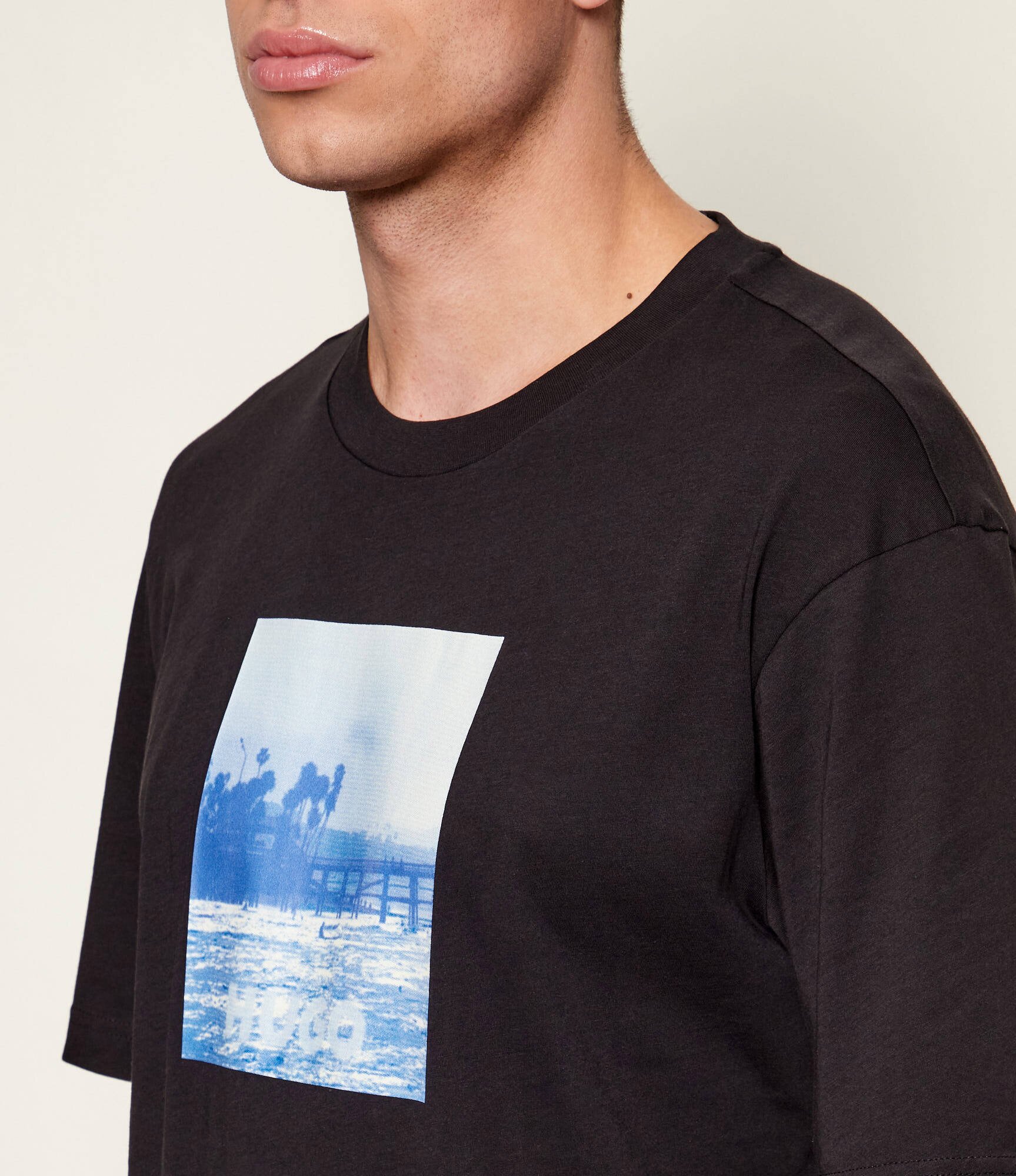 HUGO Blue Tricou Nierofix | regular fit