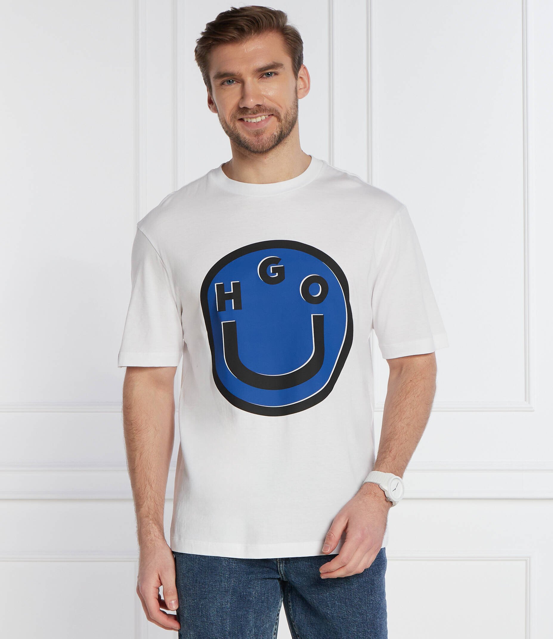 HUGO Blue Tricou Nimper | Regular Fit